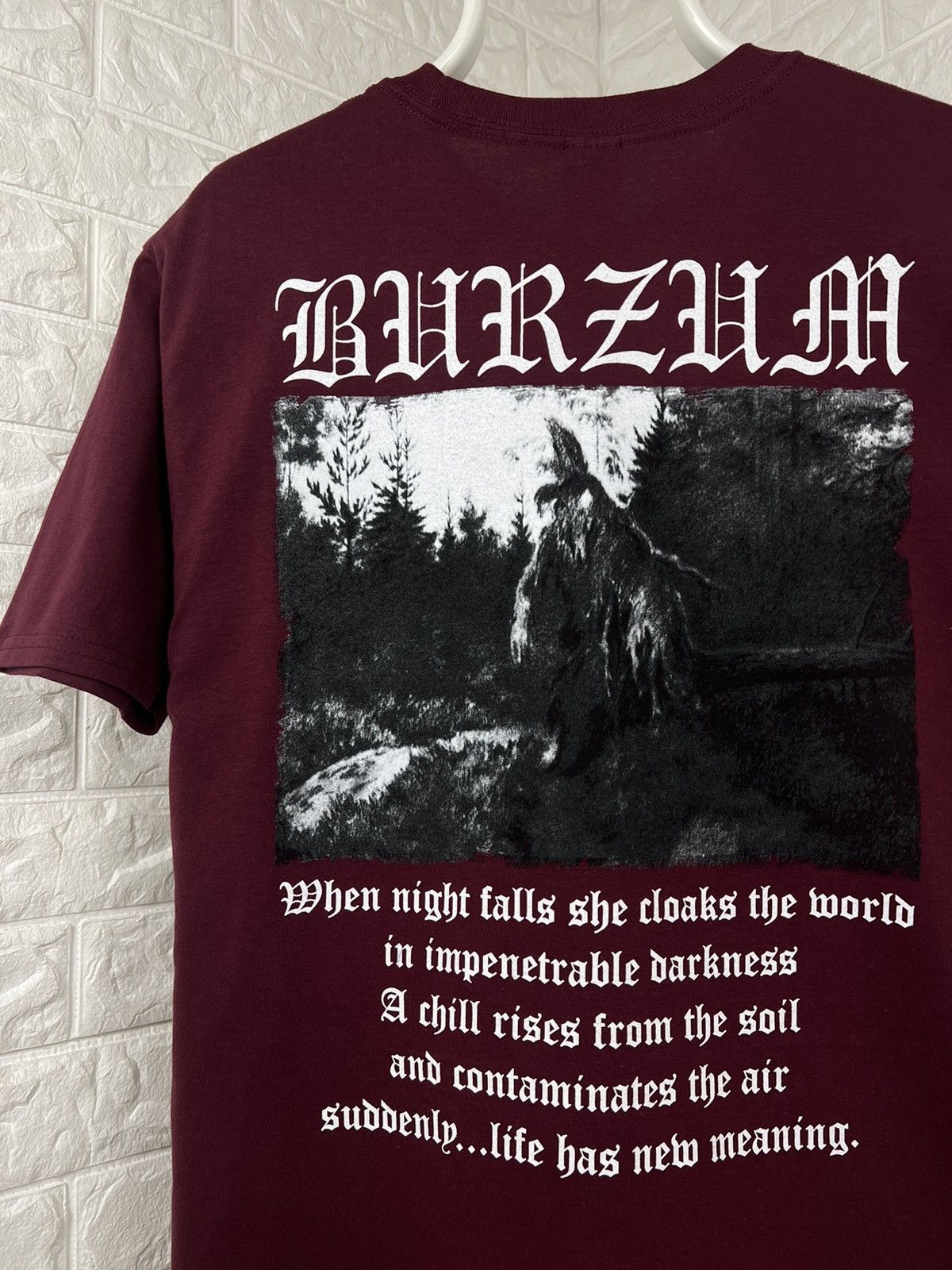 Band Tees × Vintage Burzum Filosofem Black Metal Tee Size US L / EU 52-54 / 3 - 3 Thumbnail
