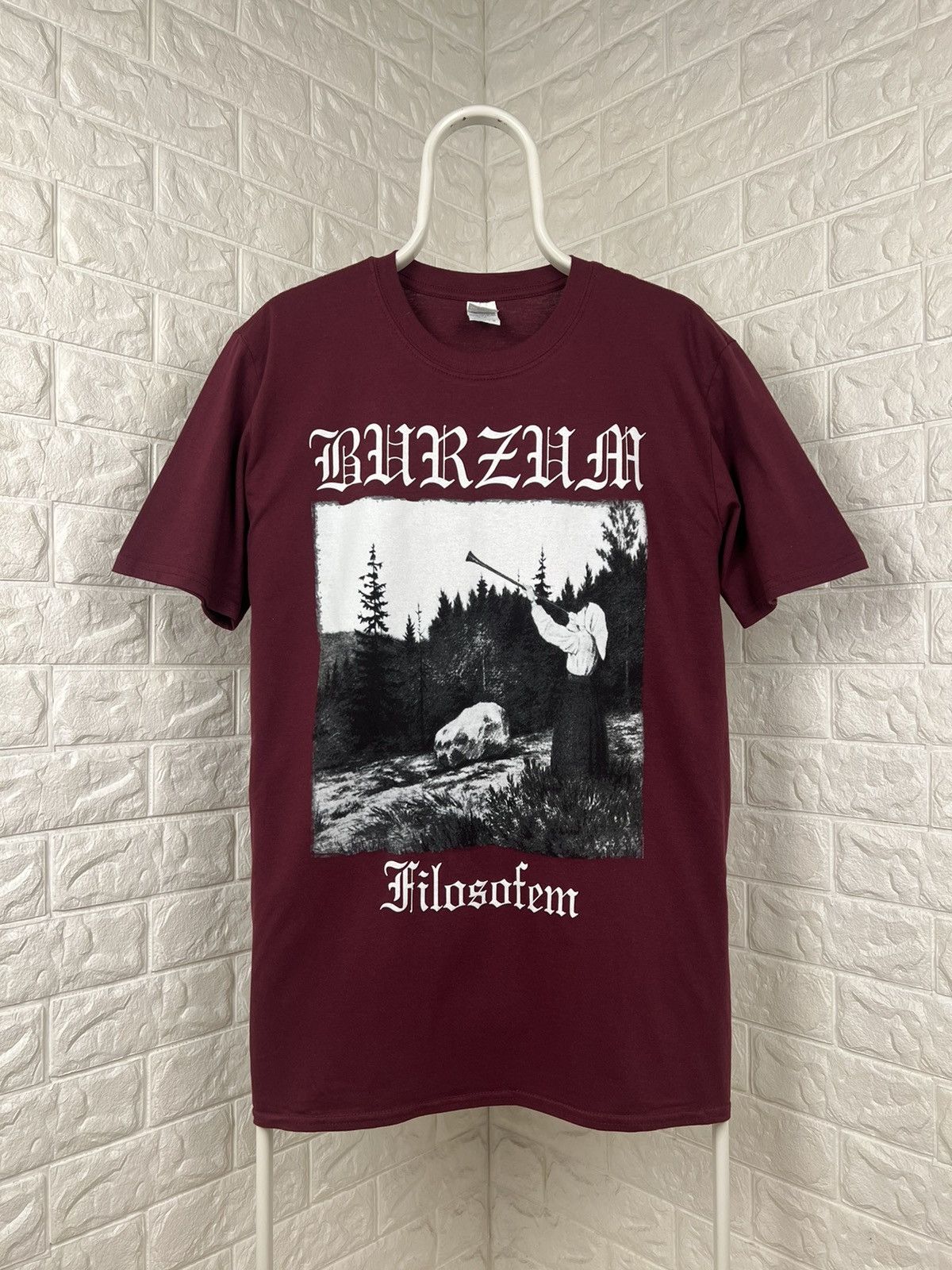 Band Tees × Vintage Burzum Filosofem Black Metal Tee Size US L / EU 52-54 / 3 - 1 Thumbnail