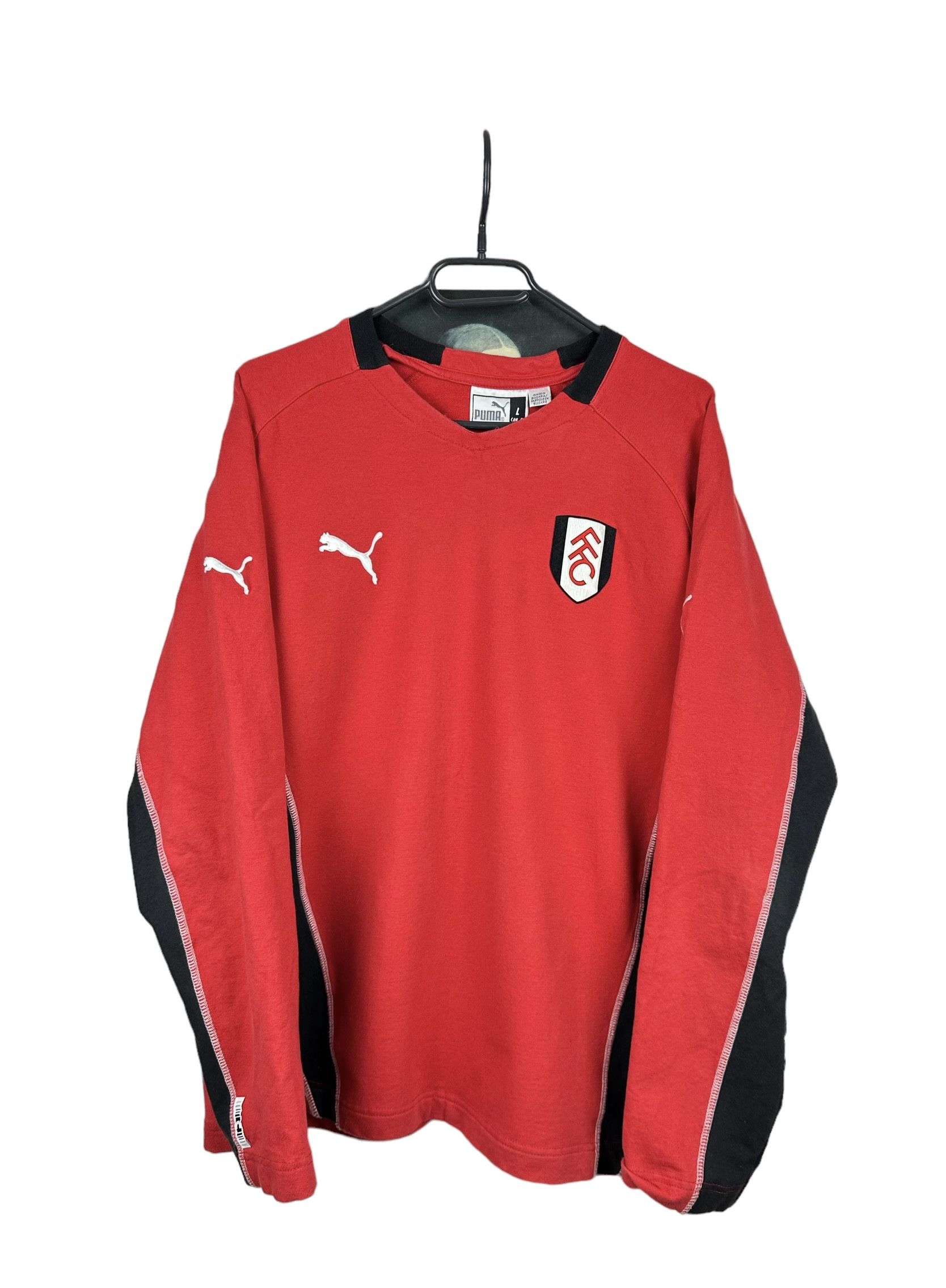 Vintage Puma Fulham FC Football Sweatshirt Soccer Track Top