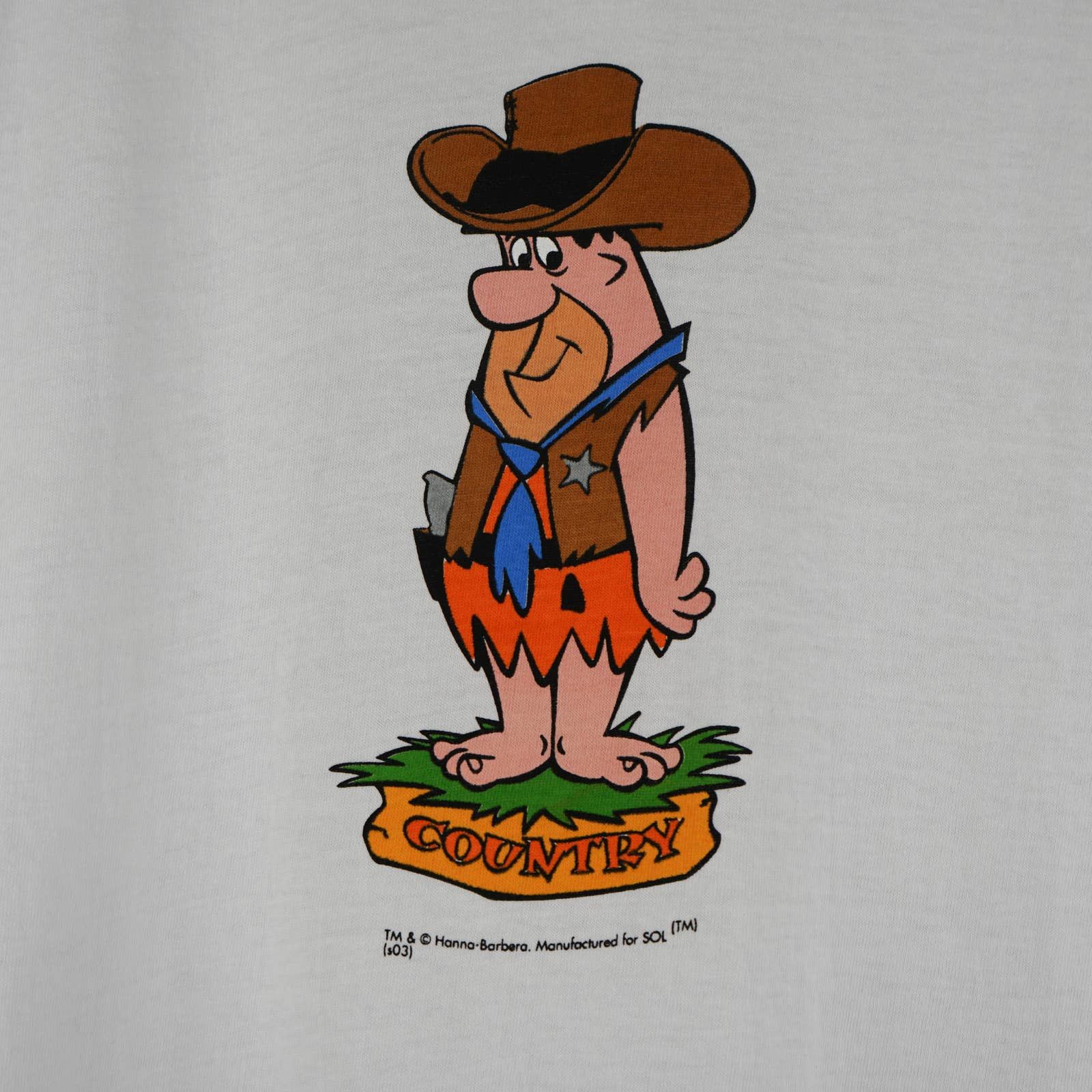 Cartoon Network × Vintage 2003 Fred Flintstone t-shirt Size US M / EU 48-50 / 2 - 2 Thumbnail