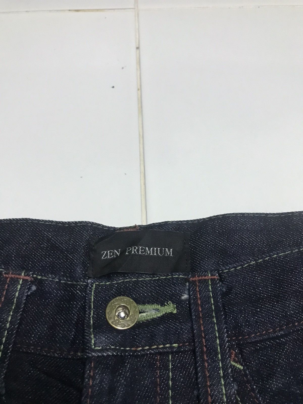 Japanese Brand Zen dragon vs tiger denim jeans Size US 30 / EU 46 - 8 Thumbnail