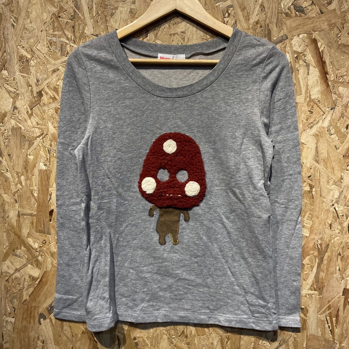 Issey Miyake × Japanese Brand × Tsumori Chisato Ne-net By Issey Miyake Japanese Brand “Mushroom” Tee Size US S / EU 44-46 / 1 - 1 Thumbnail