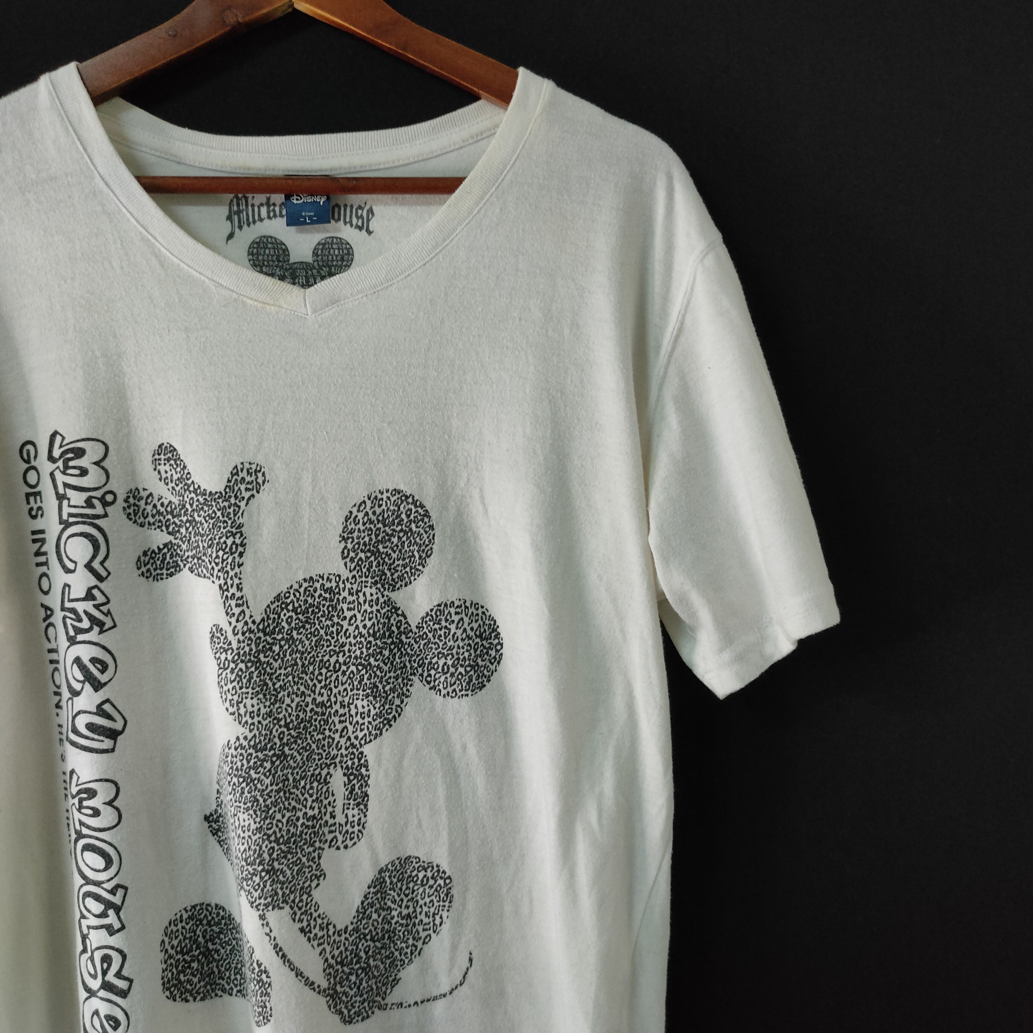 Disney Vintage Mickey Mouse Big Logo Shirt Size US M / EU 48-50 / 2 - 6 Thumbnail