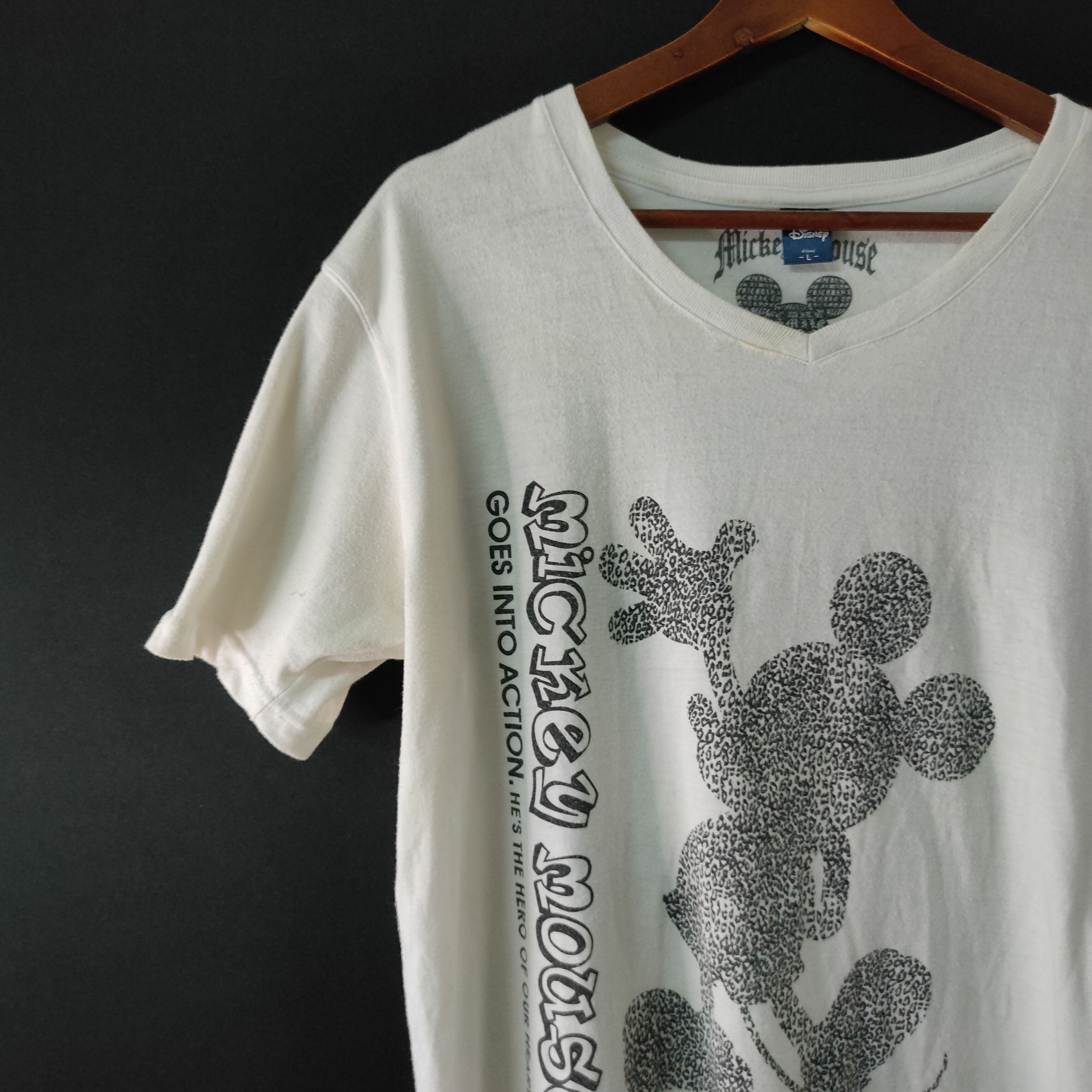 Disney Vintage Mickey Mouse Big Logo Shirt Size US M / EU 48-50 / 2 - 3 Thumbnail