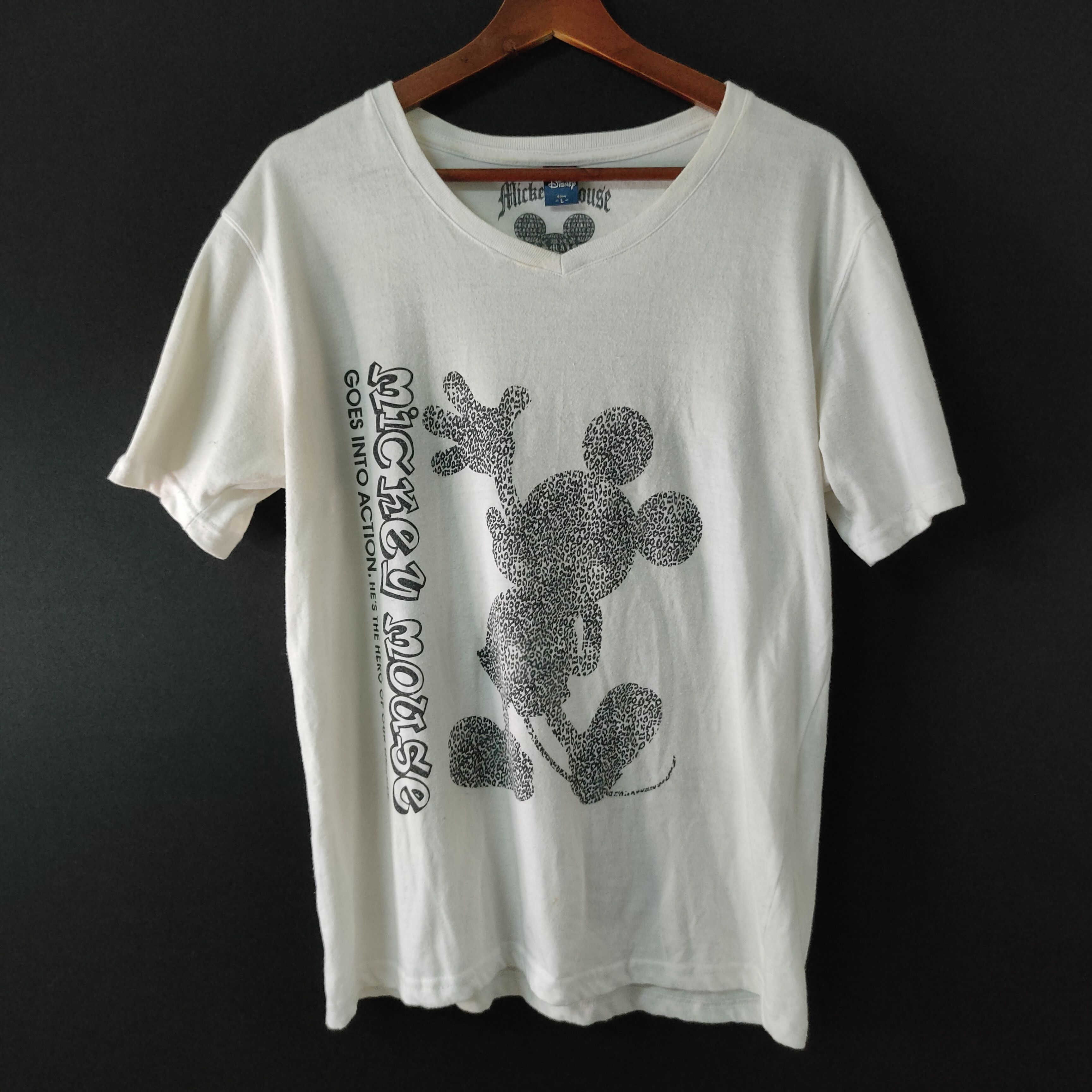 Disney Vintage Mickey Mouse Big Logo Shirt Size US M / EU 48-50 / 2 - 2 Thumbnail