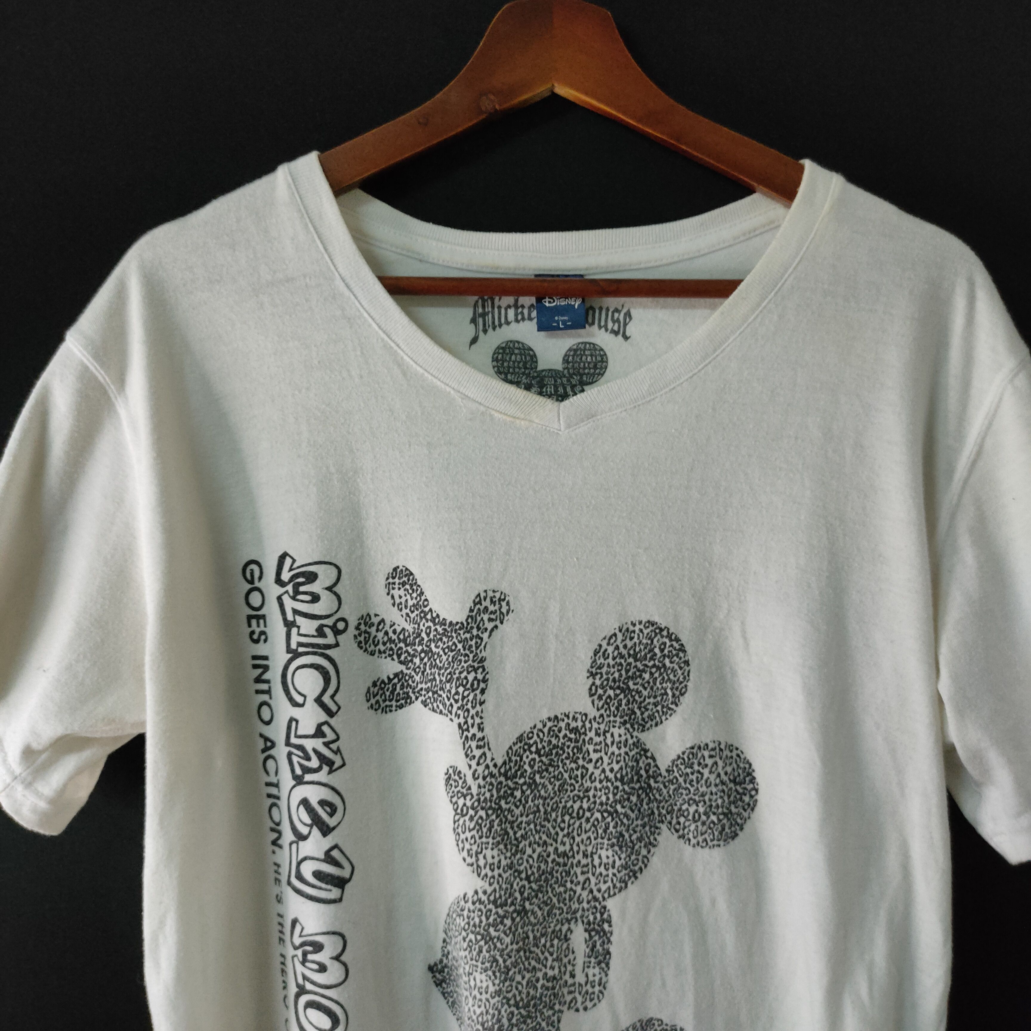 Disney Vintage Mickey Mouse Big Logo Shirt Size US M / EU 48-50 / 2 - 5 Thumbnail
