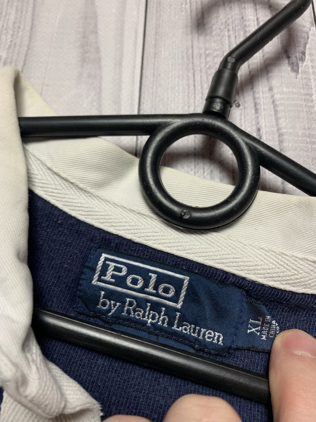Polo Ralph Lauren × Vintage Vintage Striped Rugby polo Ralph Lauren size XL Size US XL / EU 56 / 4 - 4 Thumbnail