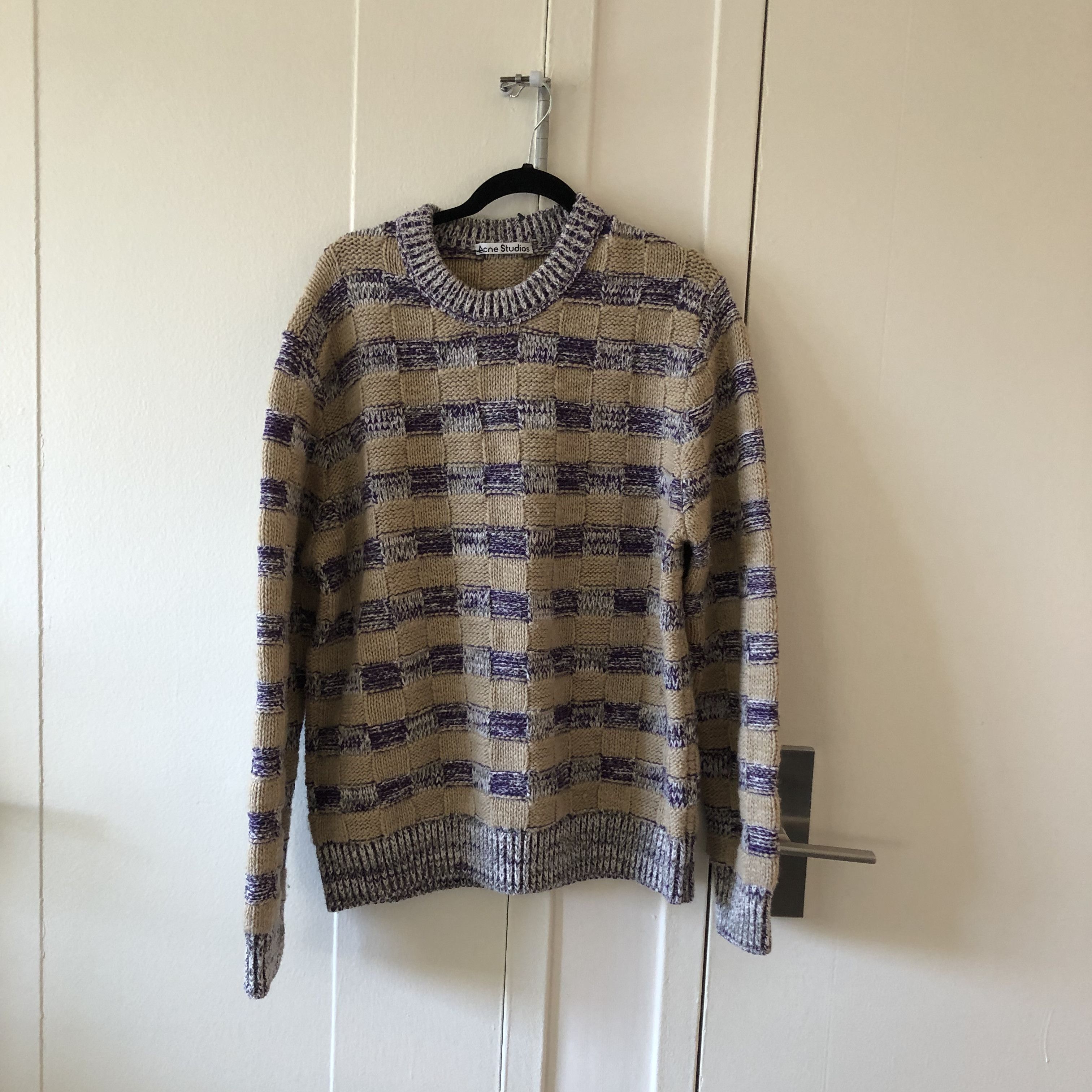 Image of Acne Studios Kai Wool Chunky Knit Sweater, Men's (Size XL)