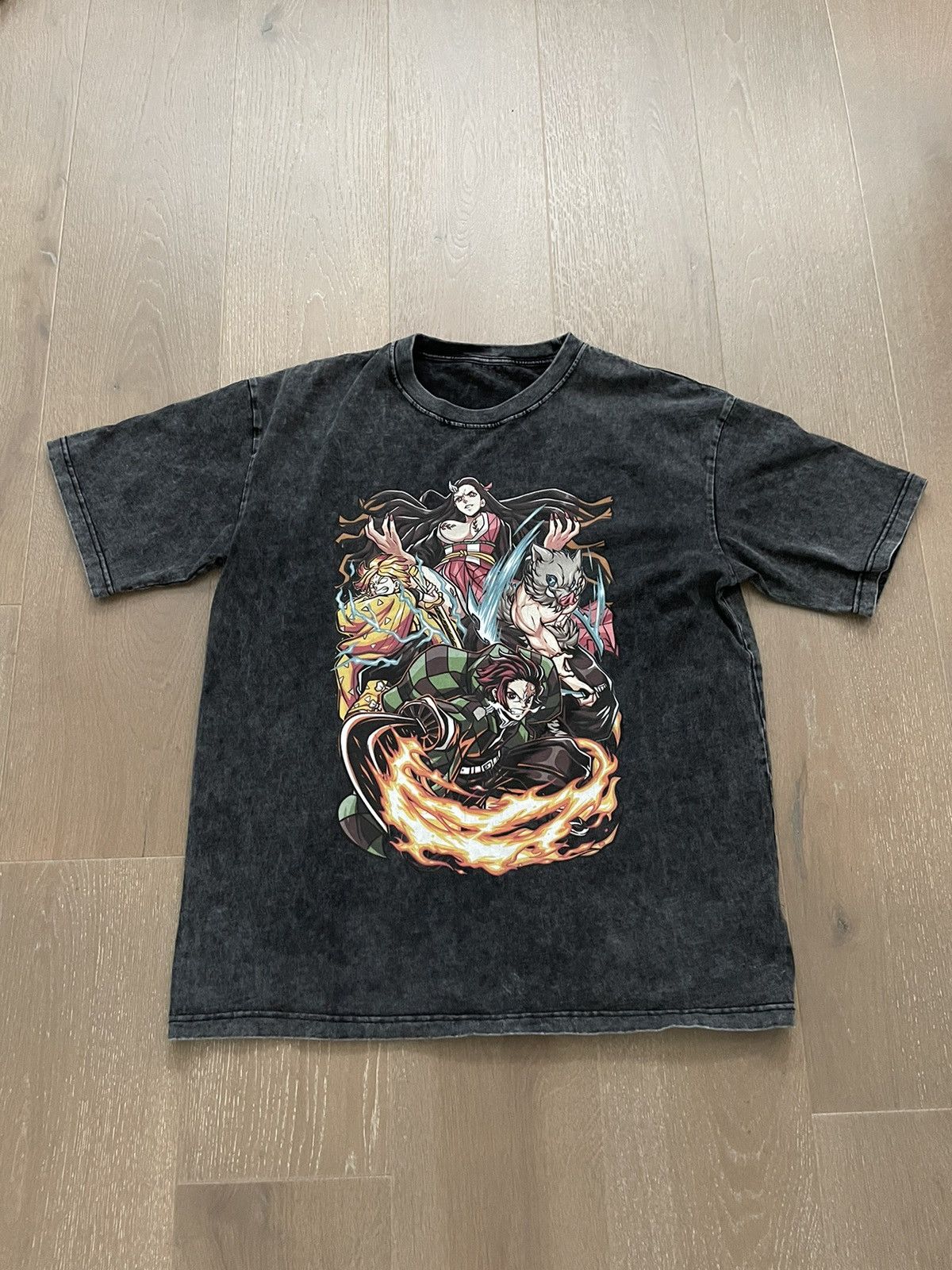 Anime Demon Slayer vintage tee Size US M / EU 48-50 / 2 - 1 Thumbnail