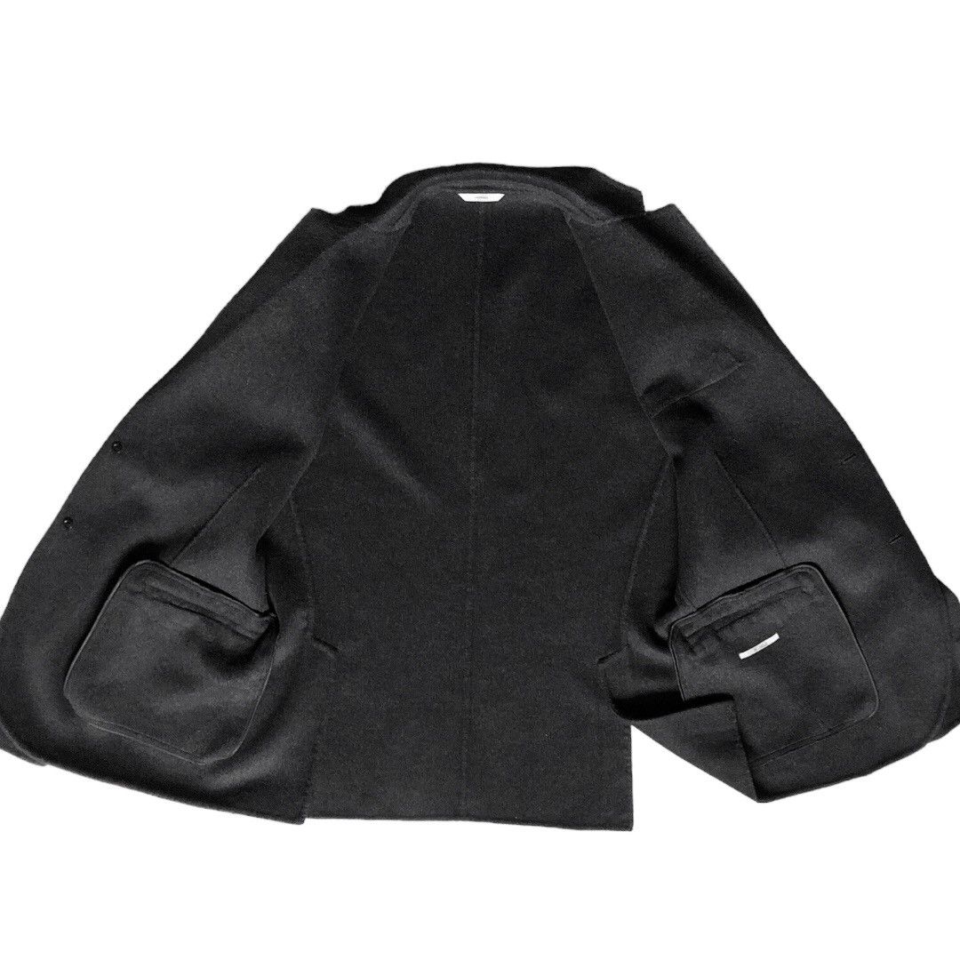 Japanese Brand × Vintage 🧿hairy wool blend unlined soft blazer grey Size 52R - 2 Thumbnail