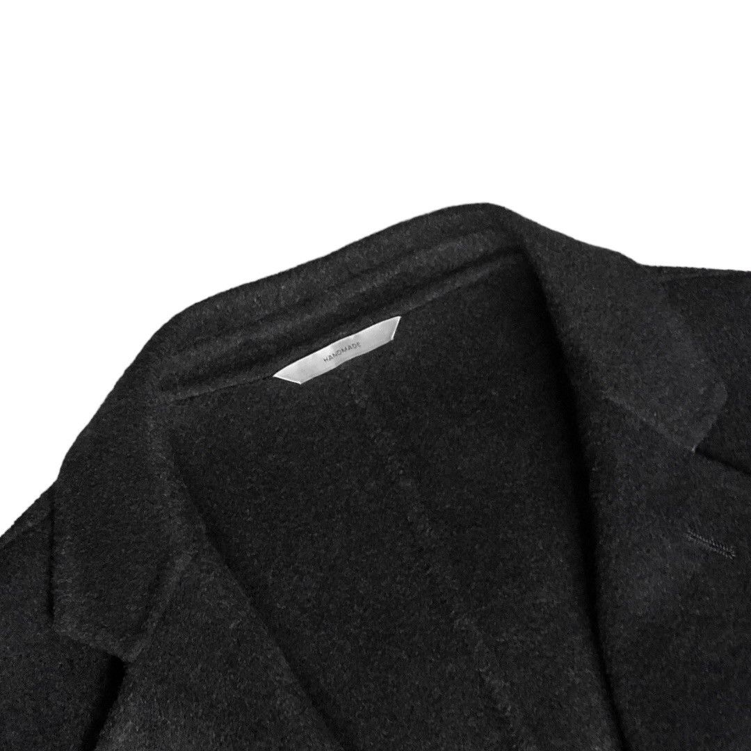 Japanese Brand × Vintage 🧿hairy wool blend unlined soft blazer grey Size 52R - 3 Thumbnail