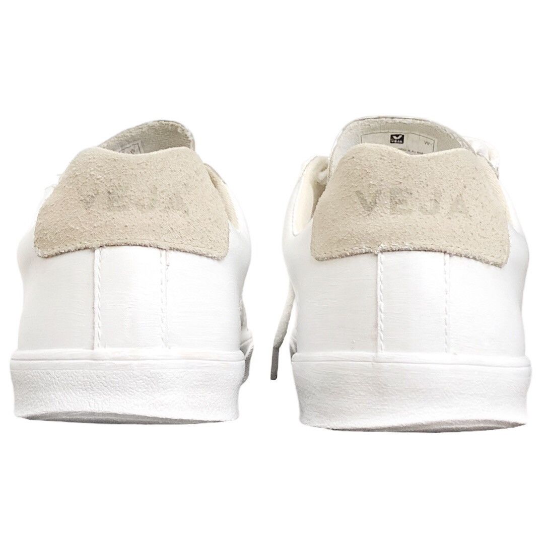 Veja 🔵campo leather low-top sneakers hand painted extra white Size US 8 / EU 41 - 8 Thumbnail