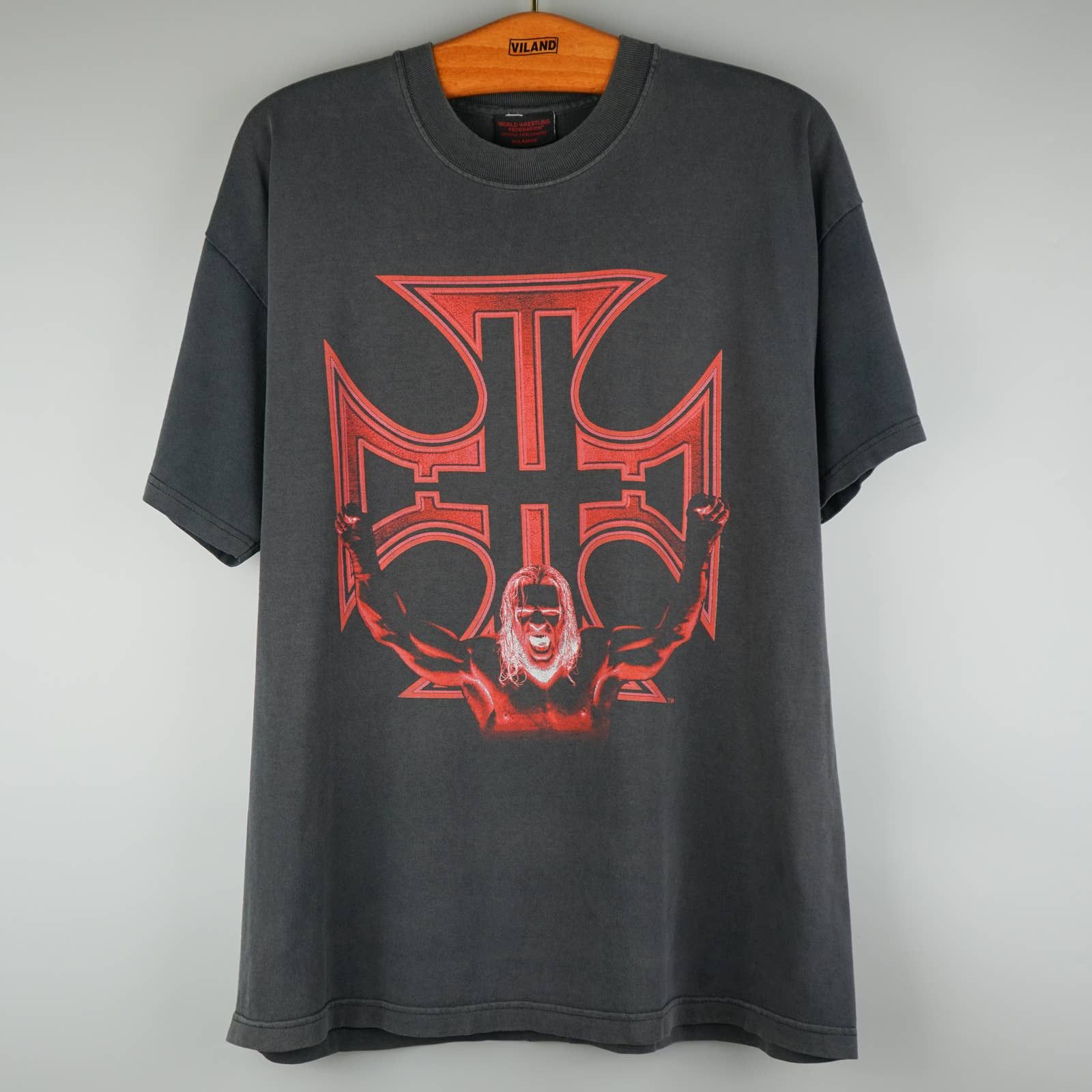 Vintage × WCW/nWo × WWF 1990s Triple H WWF T-shirt Size US L / EU 52-54 / 3 - 1 Thumbnail