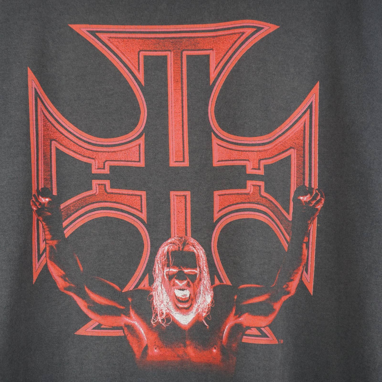 Vintage × WCW/nWo × WWF 1990s Triple H WWF T-shirt Size US L / EU 52-54 / 3 - 2 Thumbnail