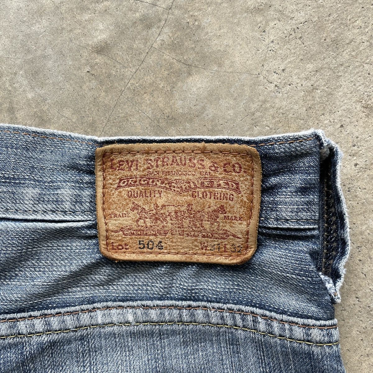 Levi's Vintage Levi’s 504 Straight Faded Denim Jeans Pants W32x29 Size US 32 / EU 48 - 10 Thumbnail