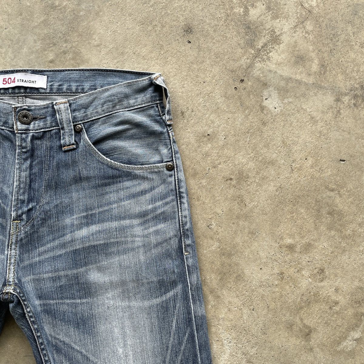 Levi's Vintage Levi’s 504 Straight Faded Denim Jeans Pants W32x29 Size US 32 / EU 48 - 6 Thumbnail