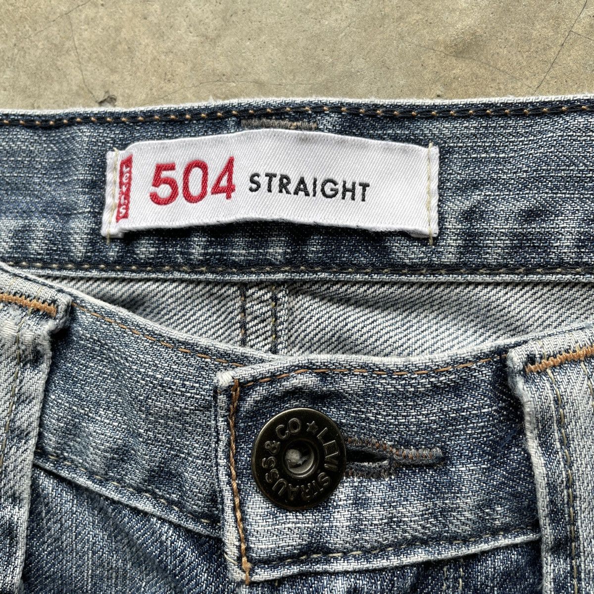 Levi's Vintage Levi’s 504 Straight Faded Denim Jeans Pants W32x29 Size US 32 / EU 48 - 7 Thumbnail