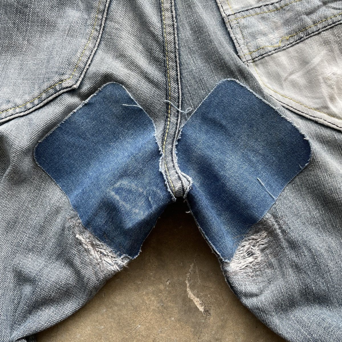 Japanese Brand Japanese Vintage Faded Tactical Zip Denim Jeans Pants W35 Size US 35 - 7 Thumbnail