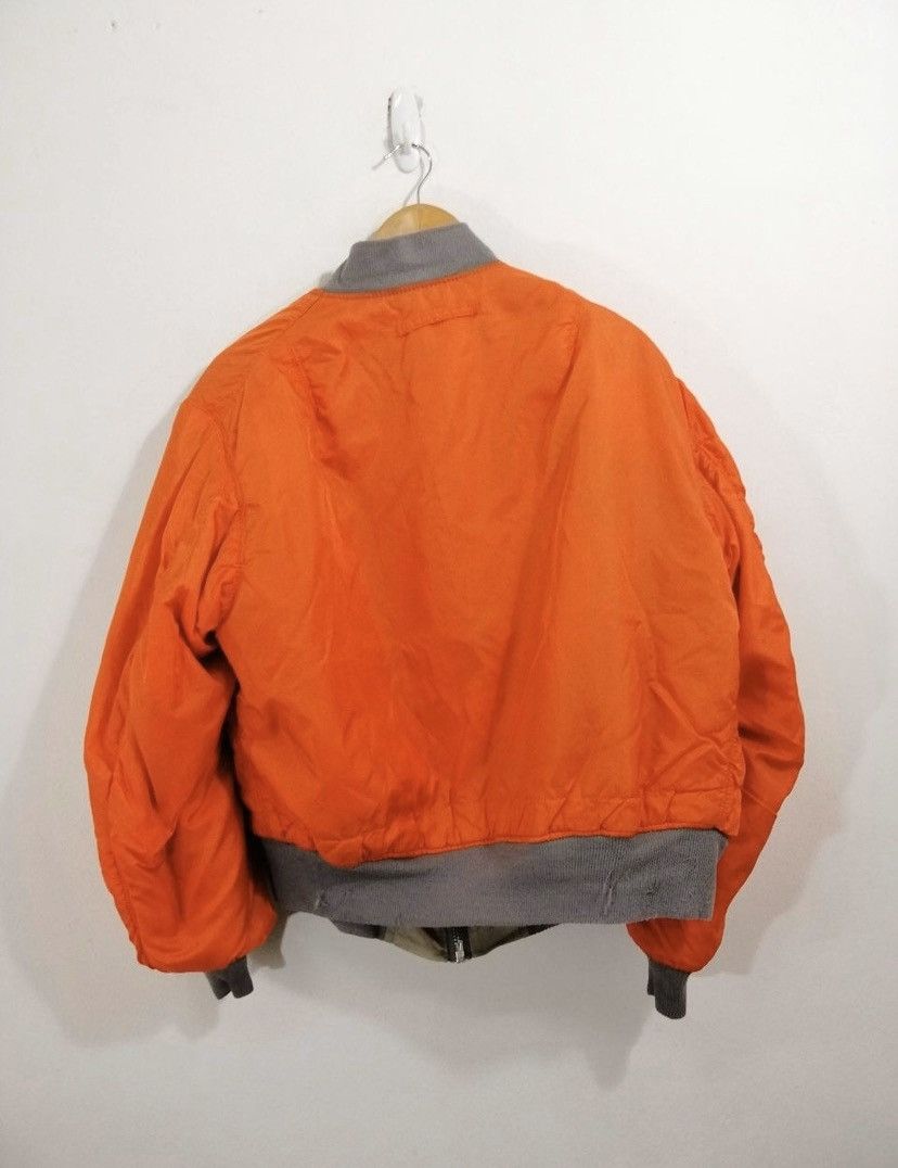 Alpha Industries × Vintage Vintage Alpha Industries MA-1 Bomber Jacket Reversible Size US M / EU 48-50 / 2 - 10 Thumbnail