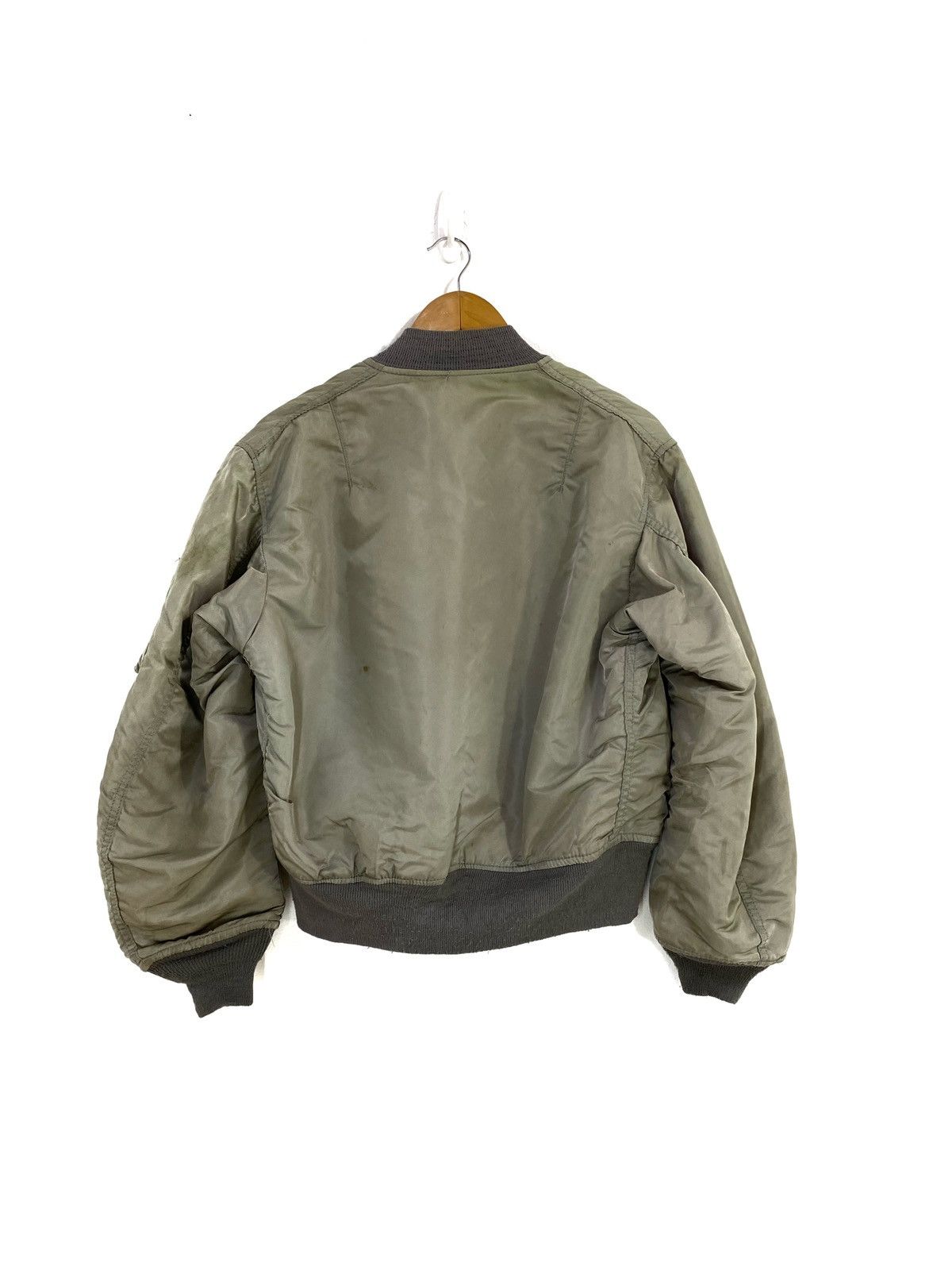 Alpha Industries × Vintage Vintage Alpha Industries MA-1 Bomber Jacket Reversible Size US M / EU 48-50 / 2 - 2 Thumbnail