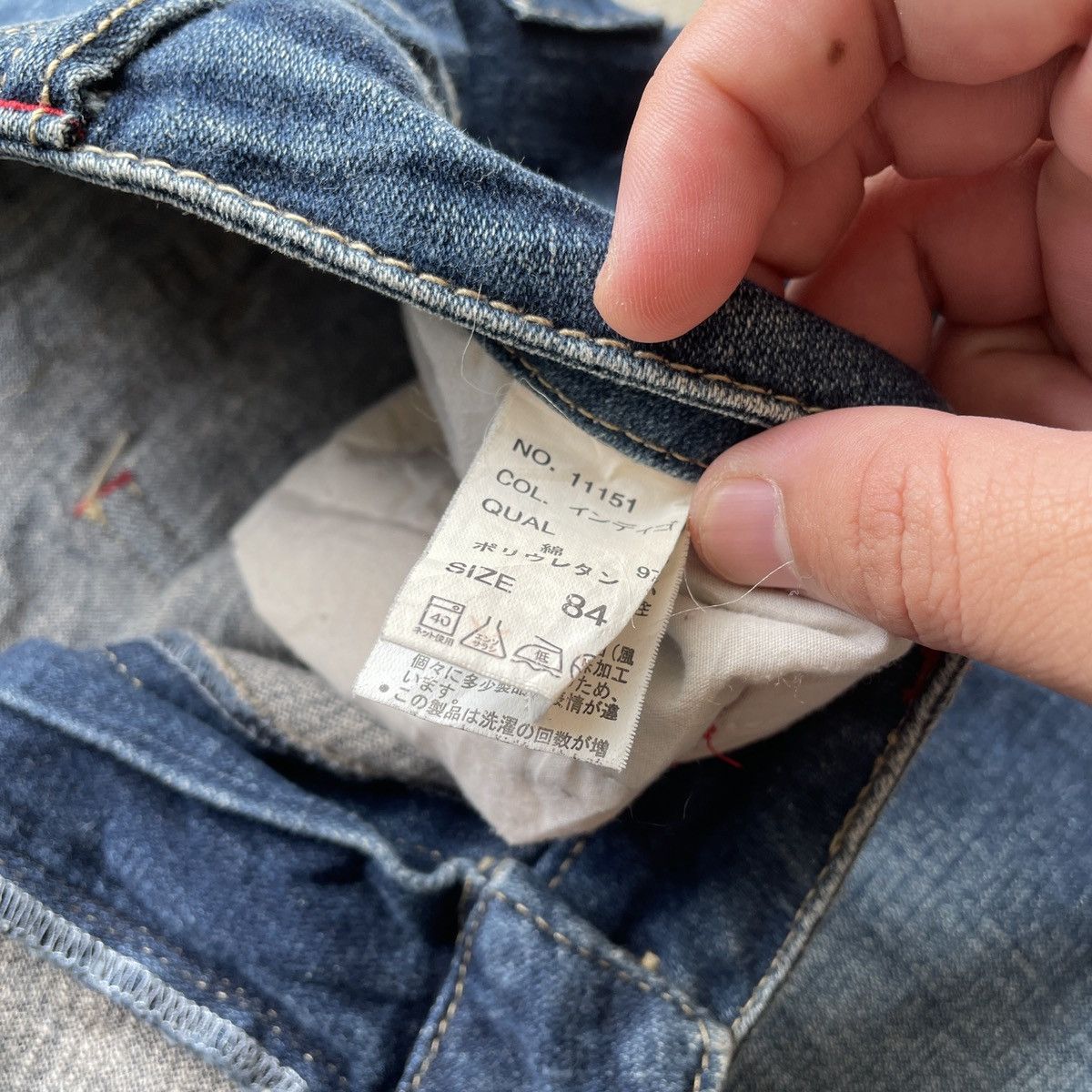 Japanese Brand W31x30🔥 Vintage Japanese Brand Faded Denim Jeans Pants Size 31" - 9 Thumbnail