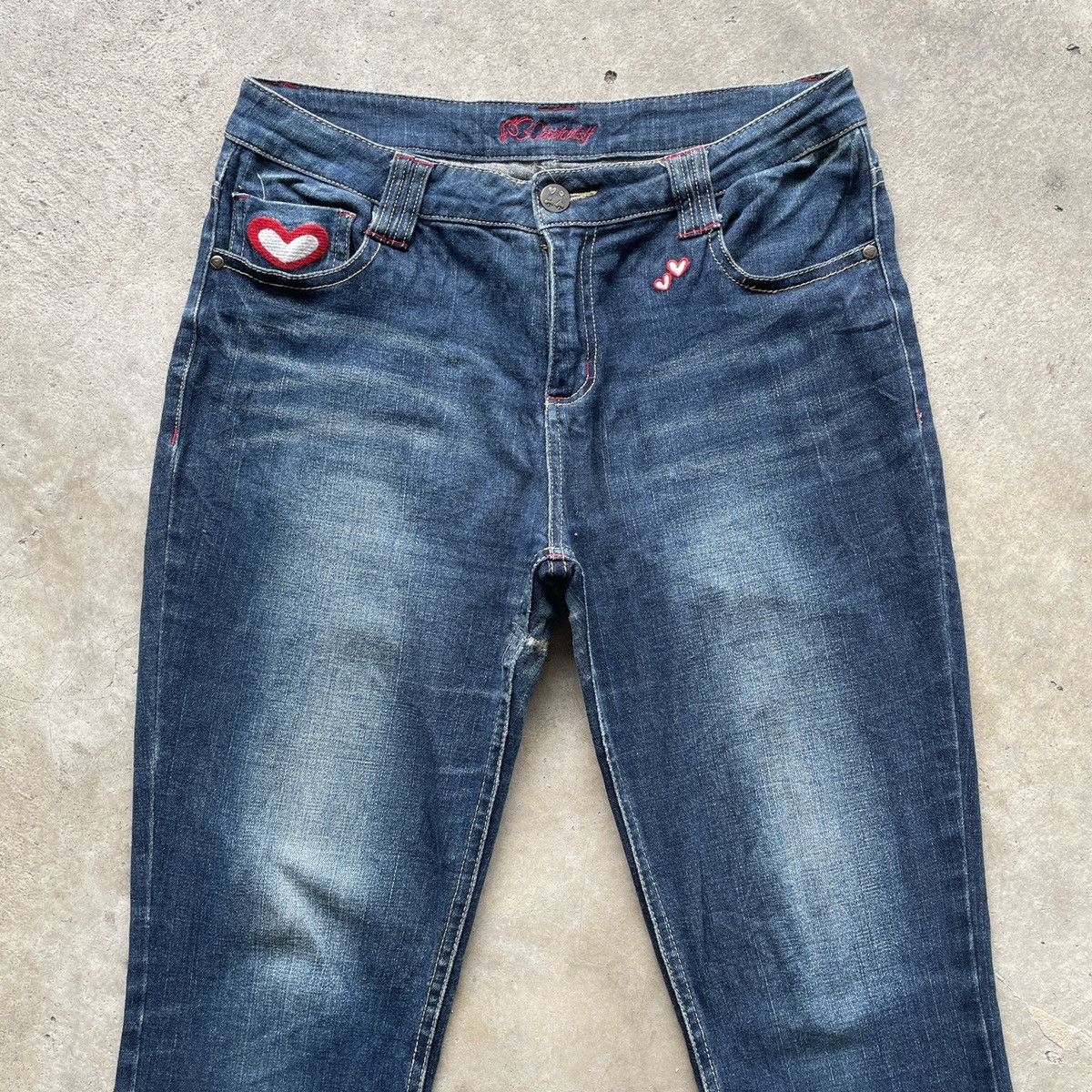 Japanese Brand W31x30🔥 Vintage Japanese Brand Faded Denim Jeans Pants Size 31" - 4 Thumbnail