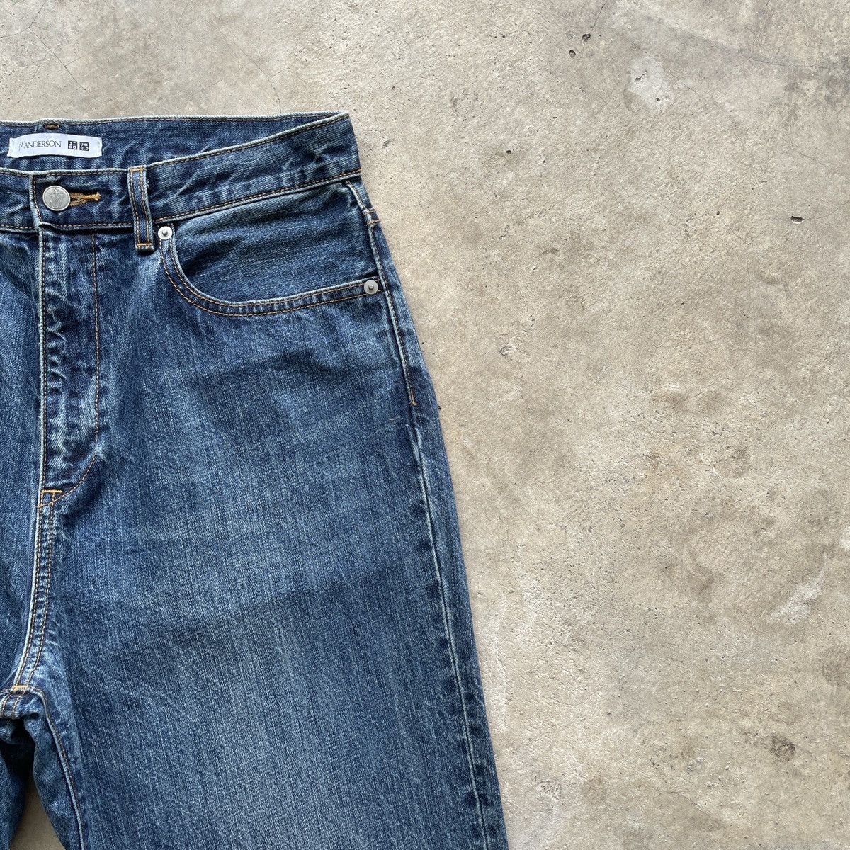 Japanese Brand Rare🔥 Vintage J.W.Anderson X Uniqlo Denim Jeans Pants W32 Size US 32 / EU 48 - 6 Thumbnail