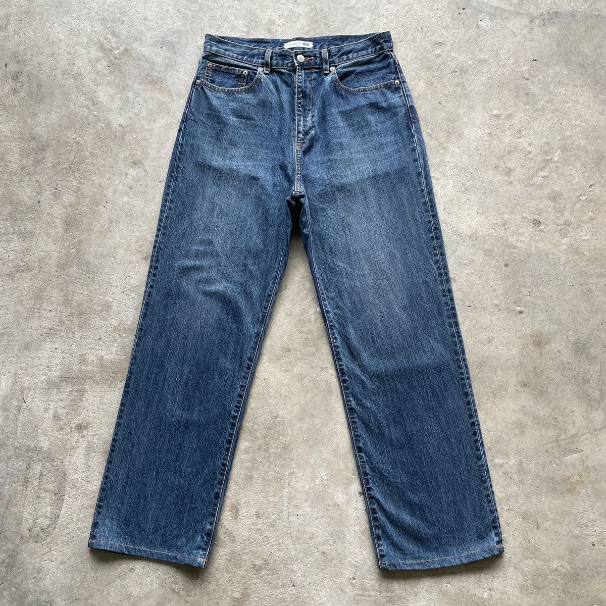 Japanese Brand Rare🔥 Vintage J.W.Anderson X Uniqlo Denim Jeans Pants W32 Size US 32 / EU 48 - 1 Thumbnail