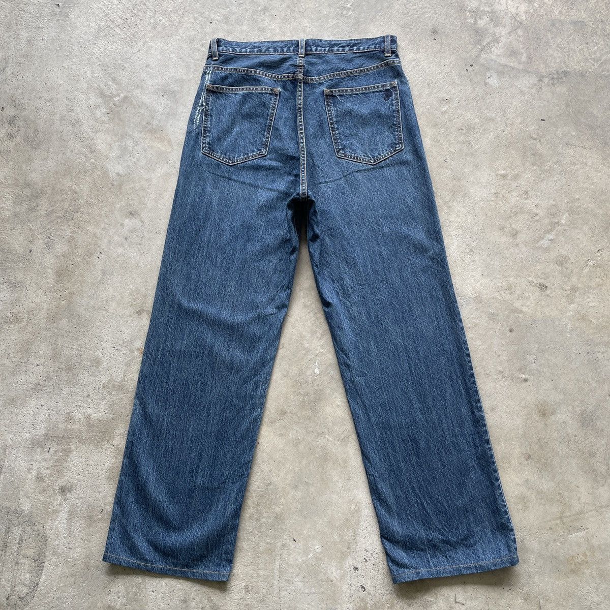 Japanese Brand Rare🔥 Vintage J.W.Anderson X Uniqlo Denim Jeans Pants W32 Size US 32 / EU 48 - 13 Thumbnail