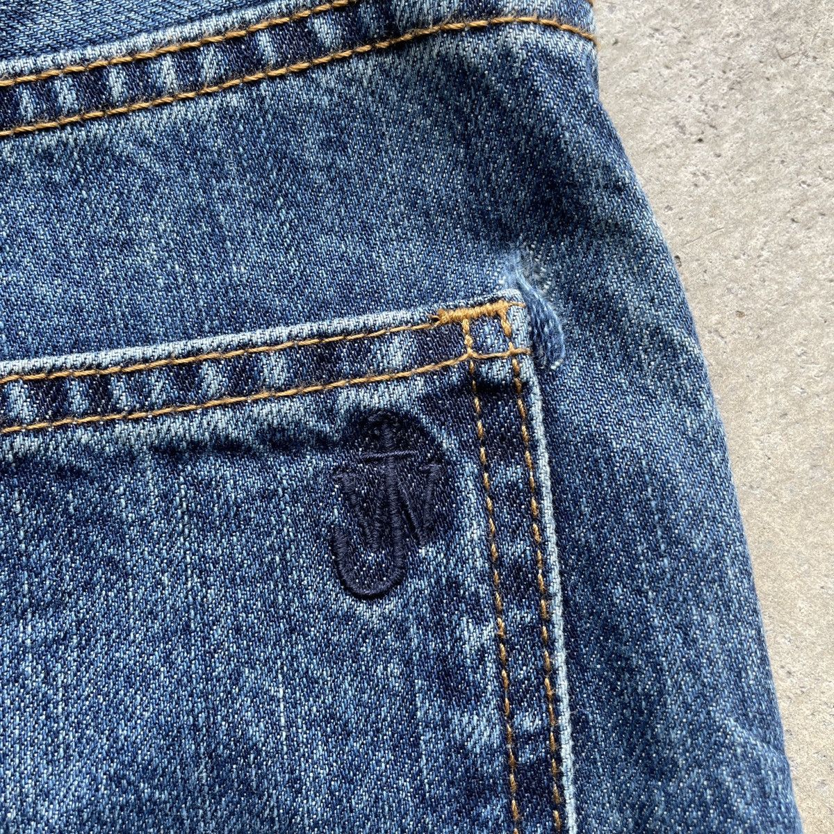 Japanese Brand Rare🔥 Vintage J.W.Anderson X Uniqlo Denim Jeans Pants W32 Size US 32 / EU 48 - 9 Thumbnail