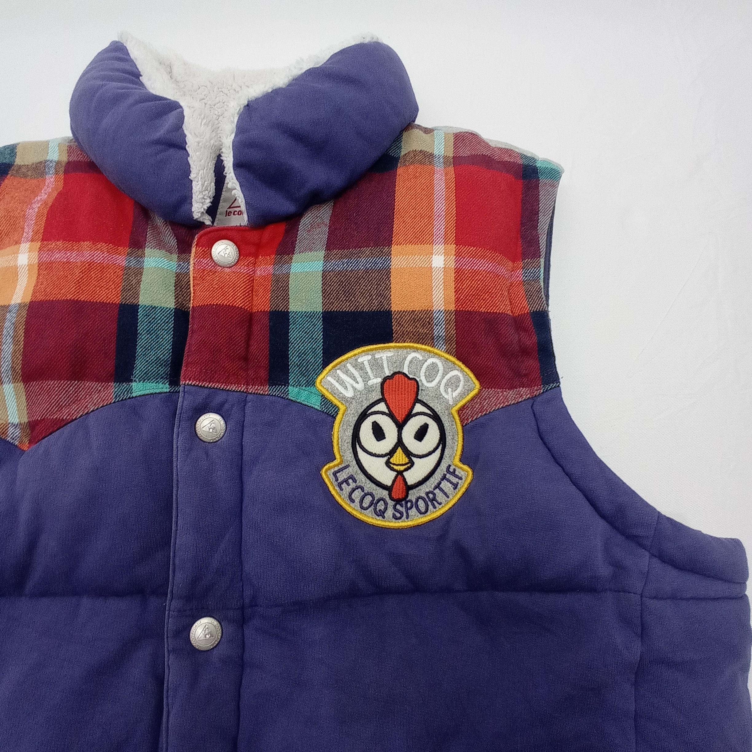 Le Coq Sportif Le Coq Sportif Puffer Vests Size US L / EU 52-54 / 3 - 14 Thumbnail