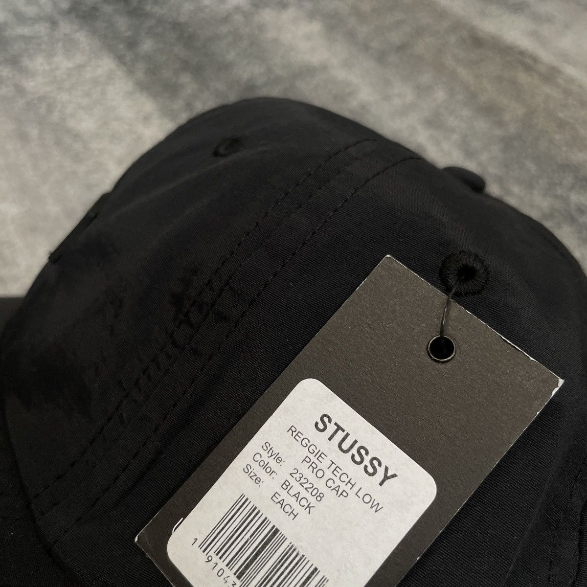 Stussy Stussy Reggie Cap Hat // Black Size ONE SIZE - 3 Thumbnail
