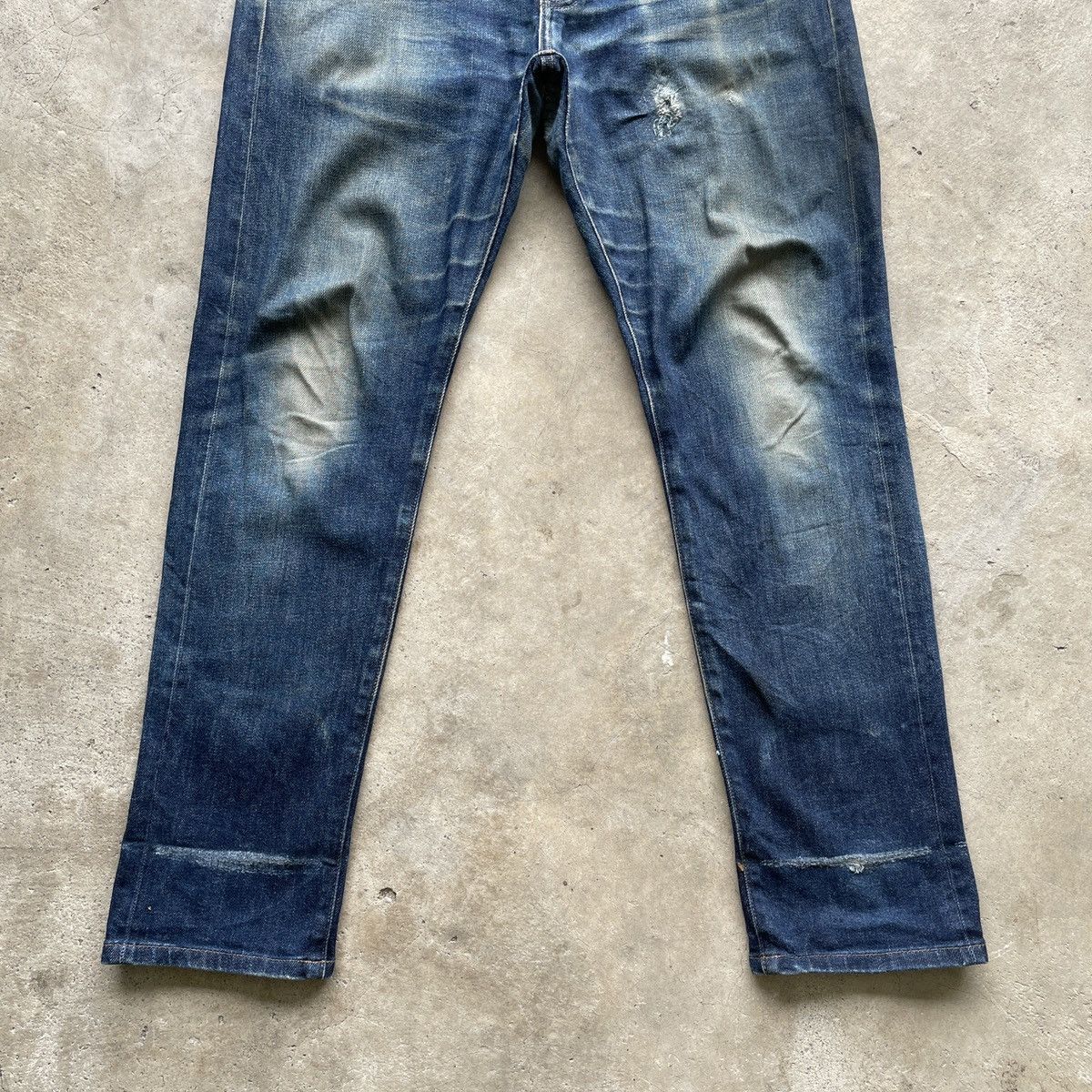 Japanese Brand Vintage Japanese Brand Faded Selvedge Denim Jeans Pants Size US 34 / EU 50 - 3 Thumbnail