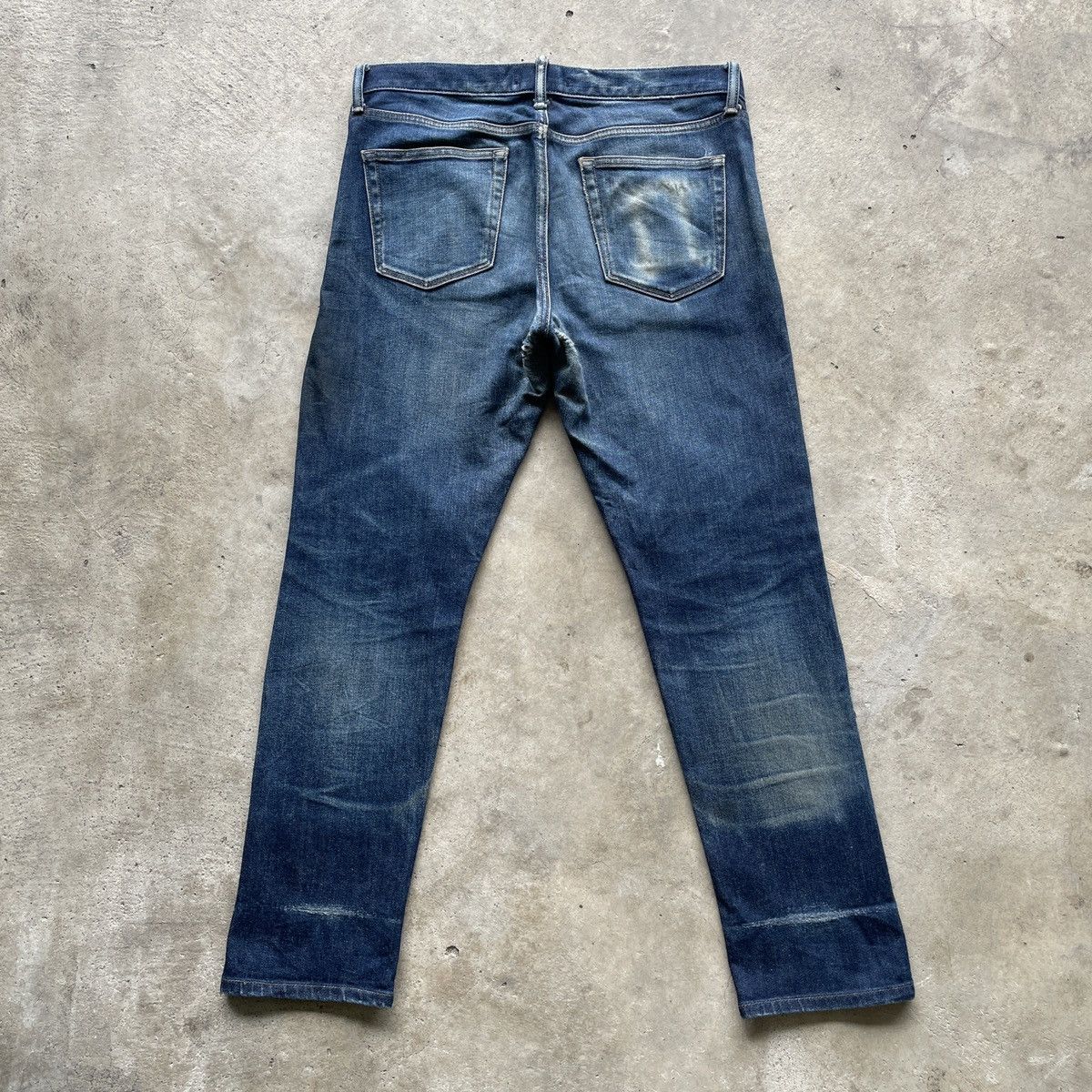 Japanese Brand Vintage Japanese Brand Faded Selvedge Denim Jeans Pants Size US 34 / EU 50 - 12 Thumbnail