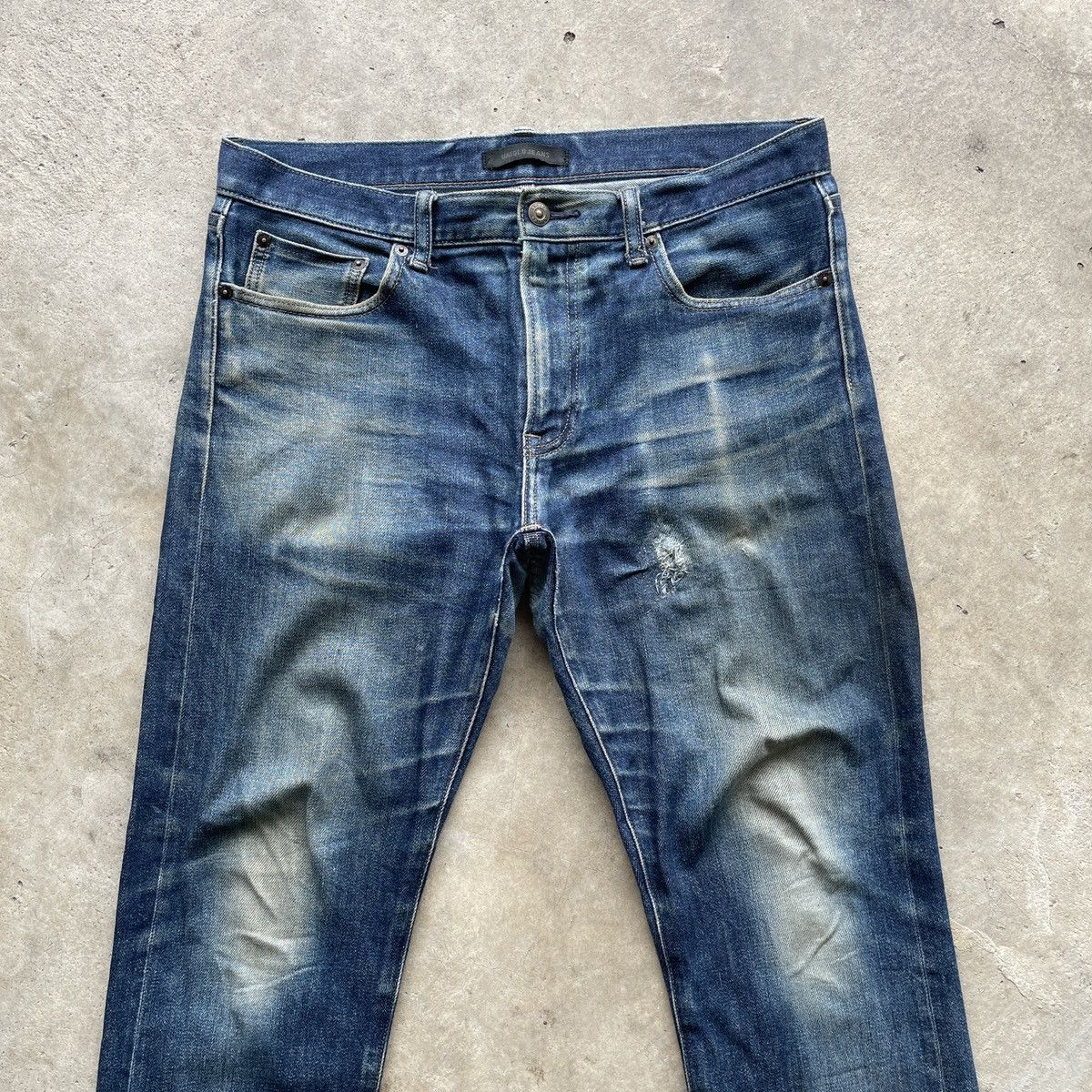 Japanese Brand Vintage Japanese Brand Faded Selvedge Denim Jeans Pants Size US 34 / EU 50 - 2 Thumbnail