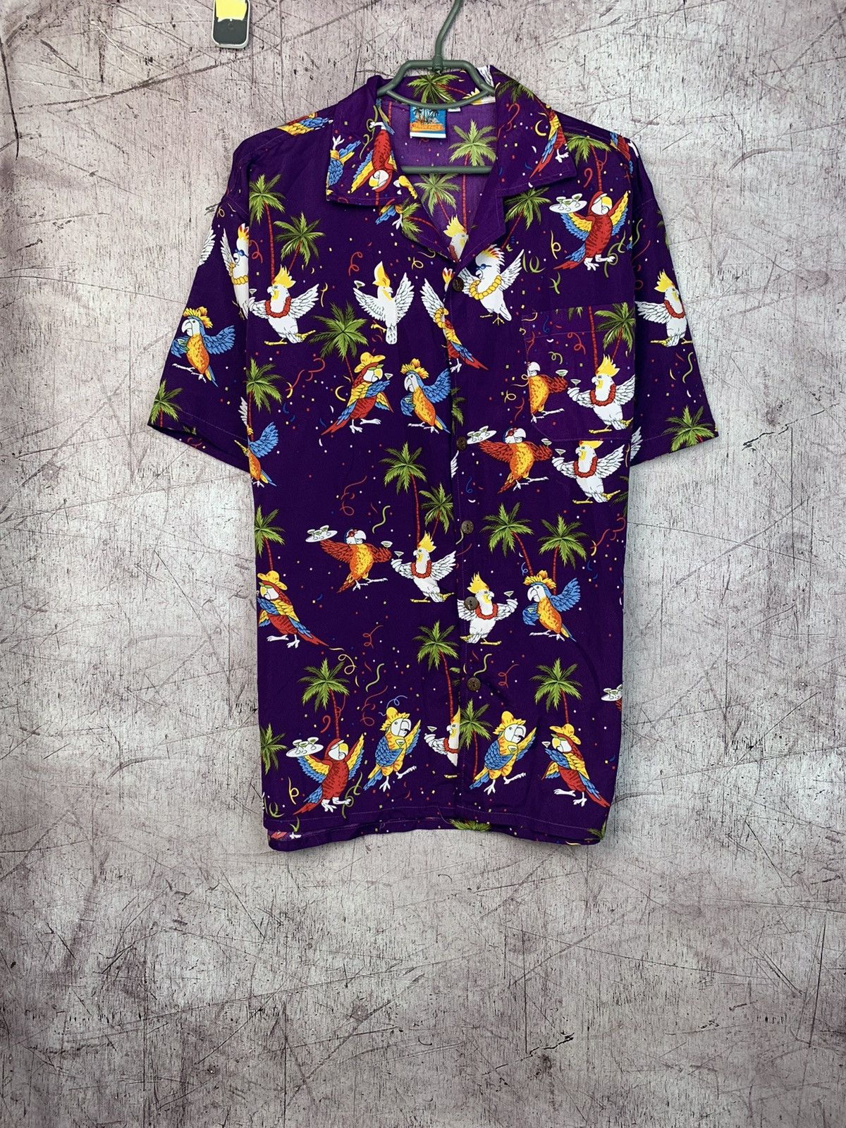 Vintage Vintage Hawaiian Crazy Shirt Size US XL / EU 56 / 4 - 1 Thumbnail