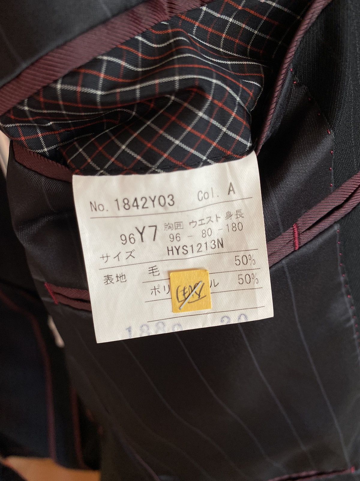Designer × Y's GK42-YOHJI YAMAMOTO SACSNY Y’SACCS SLIM FIT BLAZER Size 40R - 12 Thumbnail