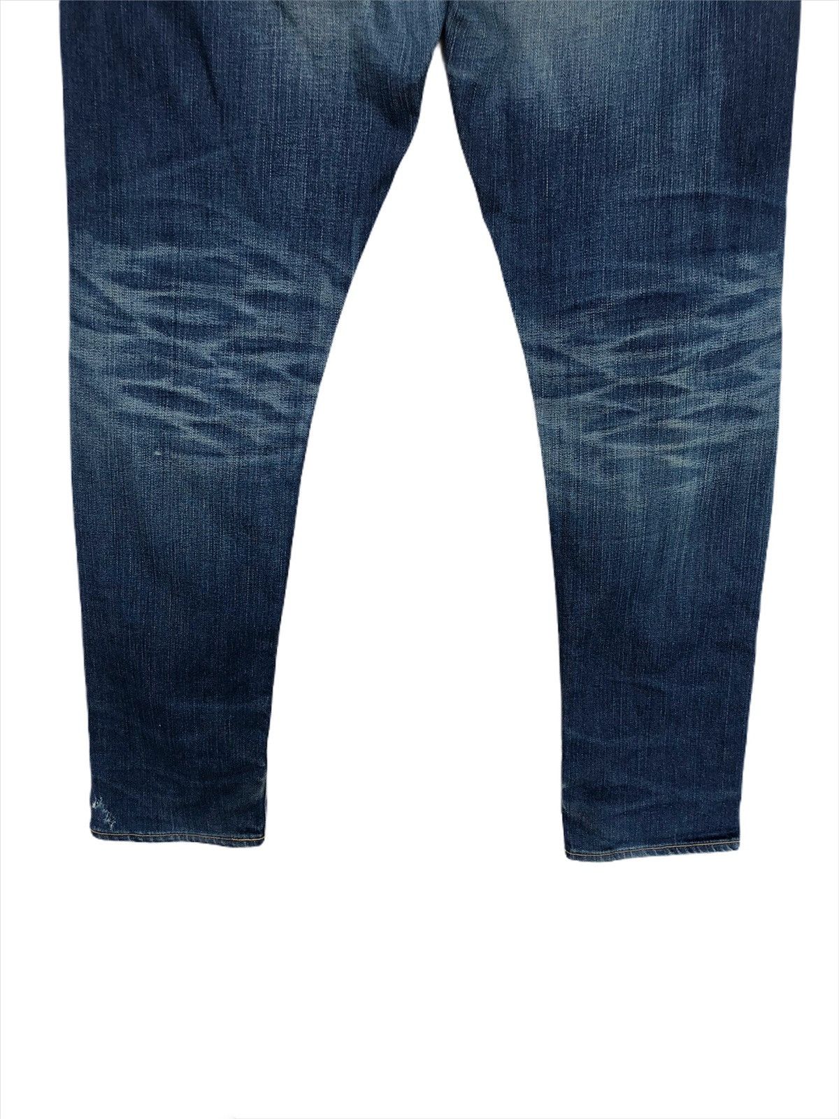 Indigo HEAT🔥🇯🇵 Blue Jeans Beauty Faded Indigo Slim Denim Size US 32 / EU 48 - 2 Thumbnail
