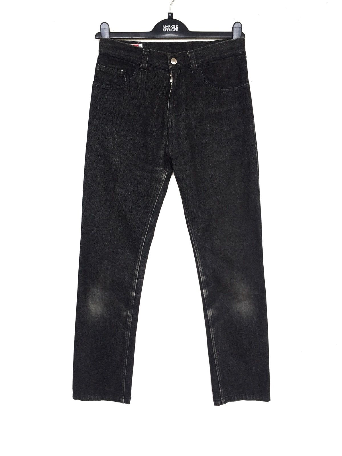 Number (N)ine OG Number (N)ine Kurt Cobain Distressed Denim Size US 27 - 3 Thumbnail