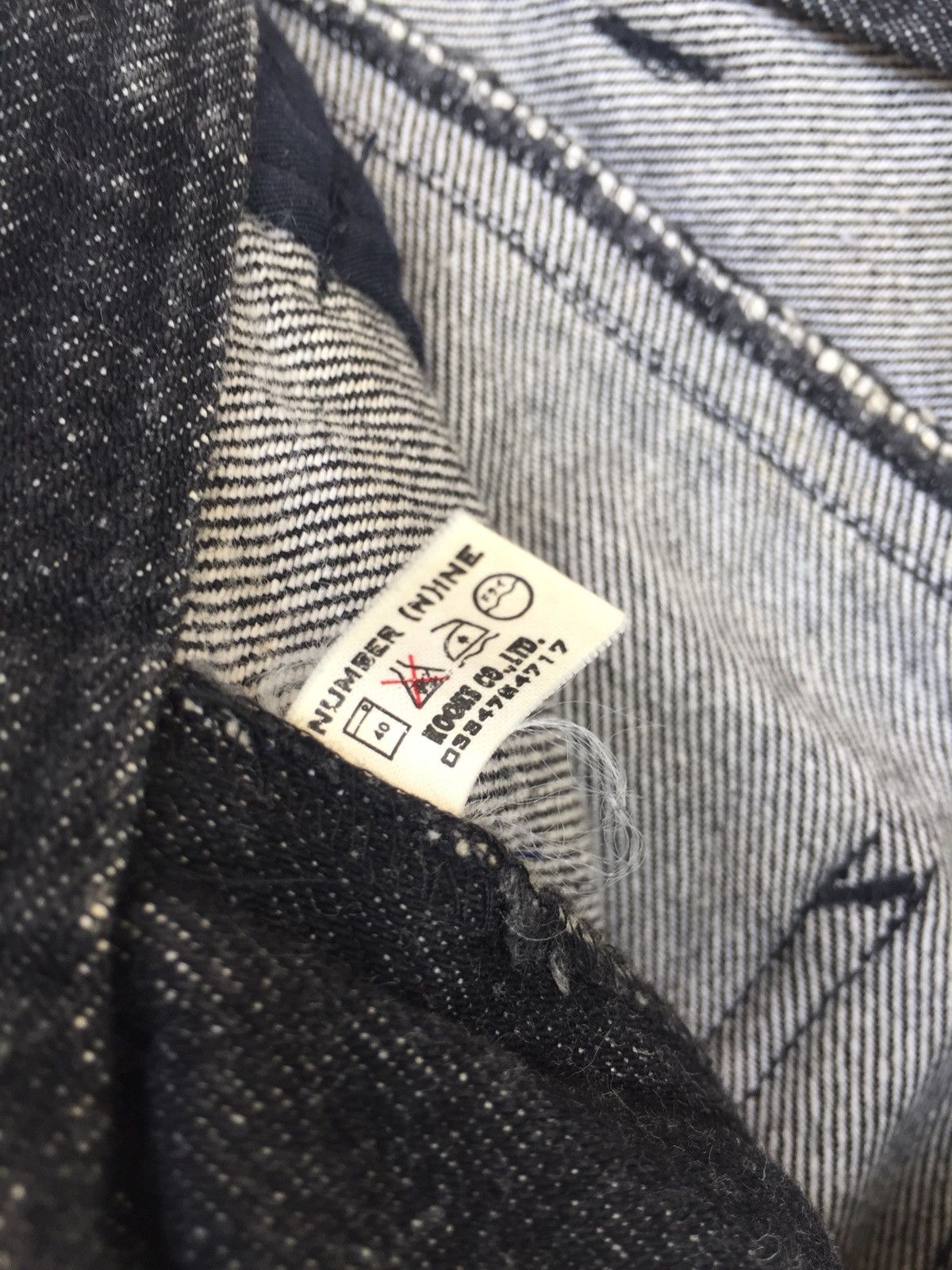 Number (N)ine OG Number (N)ine Kurt Cobain Distressed Denim Size US 27 - 11 Thumbnail