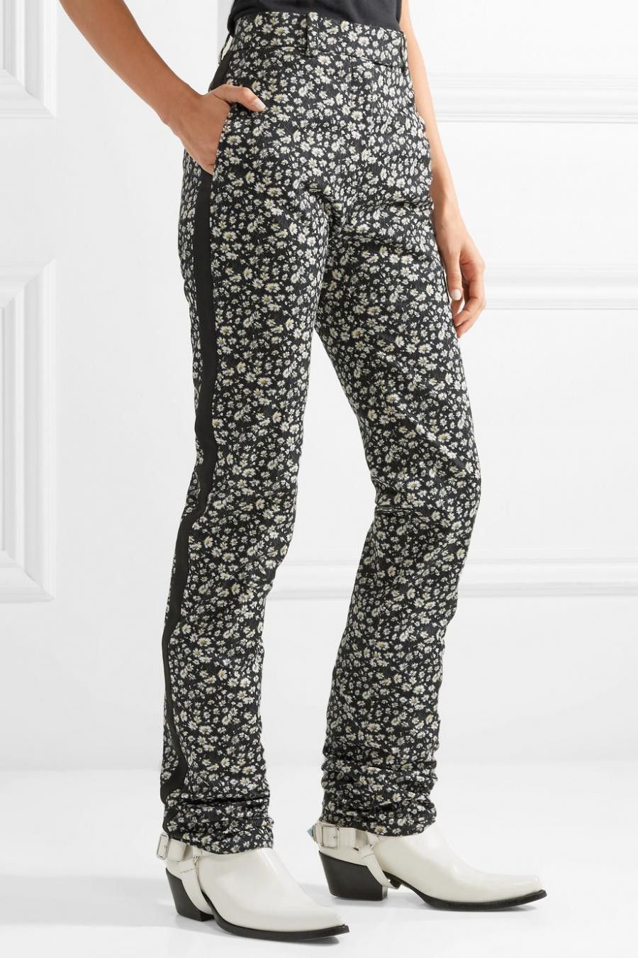 Calvin Klein 205W39NYC Calvin Klein 205W39NYC - S/S 18 - Floral-Printed Trousers Size 27" / US 4 / IT 40 - 11 Thumbnail