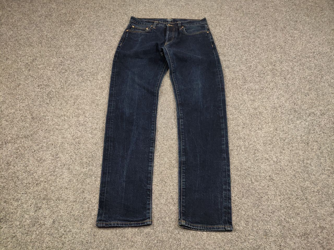 Carhartt Vintage Carhartt Wip klondike pants Dark Blue Denim Jeans Size US 30 / EU 46 - 2 Thumbnail