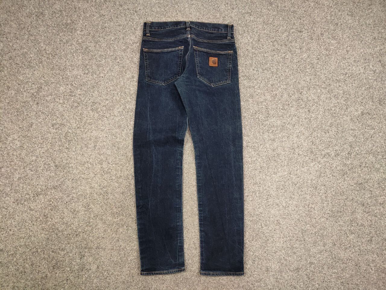 Carhartt Vintage Carhartt Wip klondike pants Dark Blue Denim Jeans Size US 30 / EU 46 - 9 Thumbnail