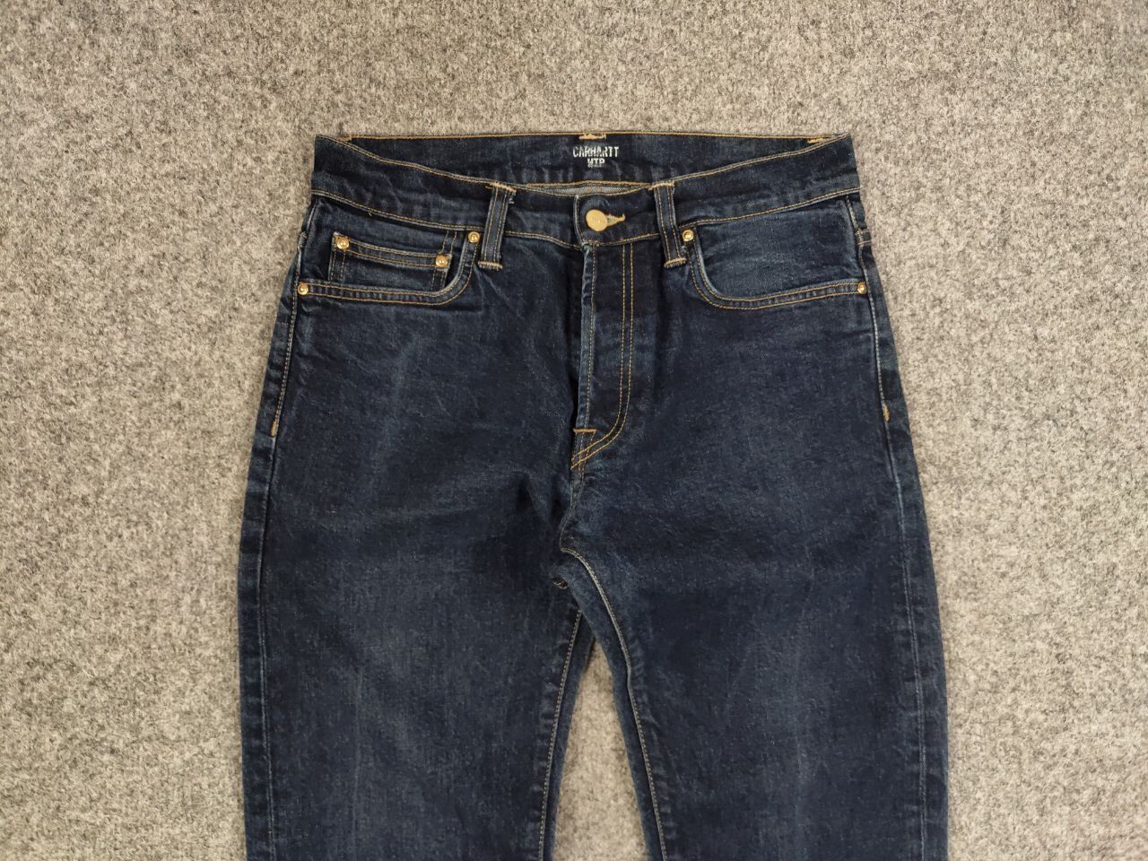 Carhartt Vintage Carhartt Wip klondike pants Dark Blue Denim Jeans Size US 30 / EU 46 - 4 Thumbnail