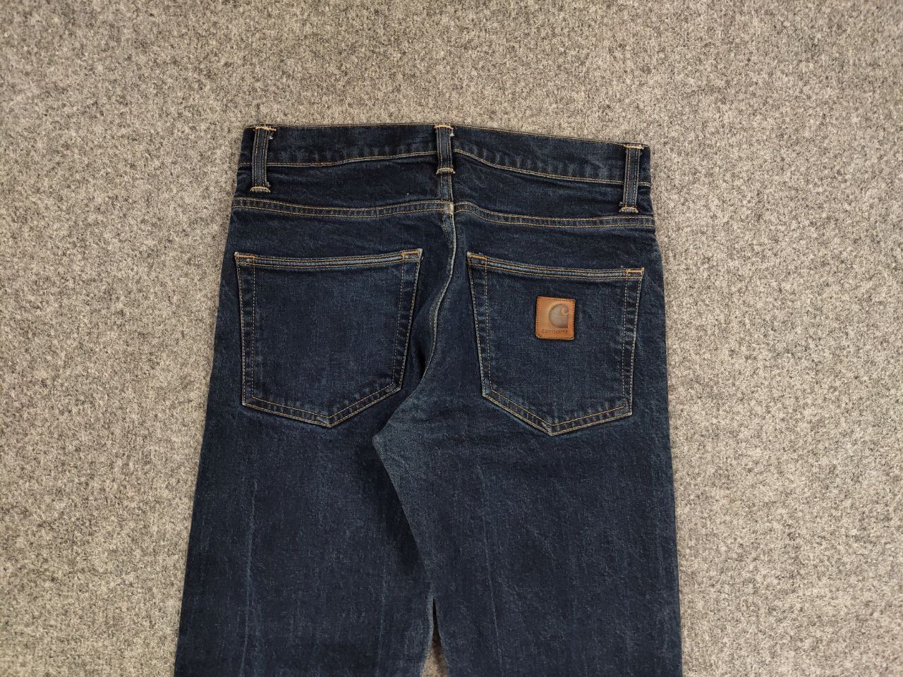 Carhartt Vintage Carhartt Wip klondike pants Dark Blue Denim Jeans Size US 30 / EU 46 - 10 Thumbnail