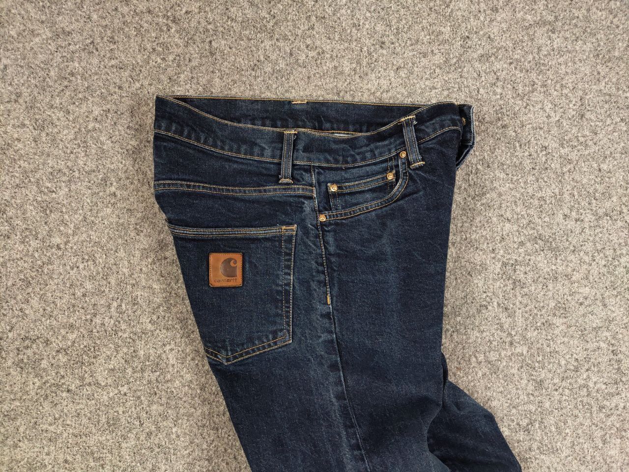 Carhartt Vintage Carhartt Wip klondike pants Dark Blue Denim Jeans Size US 30 / EU 46 - 12 Thumbnail