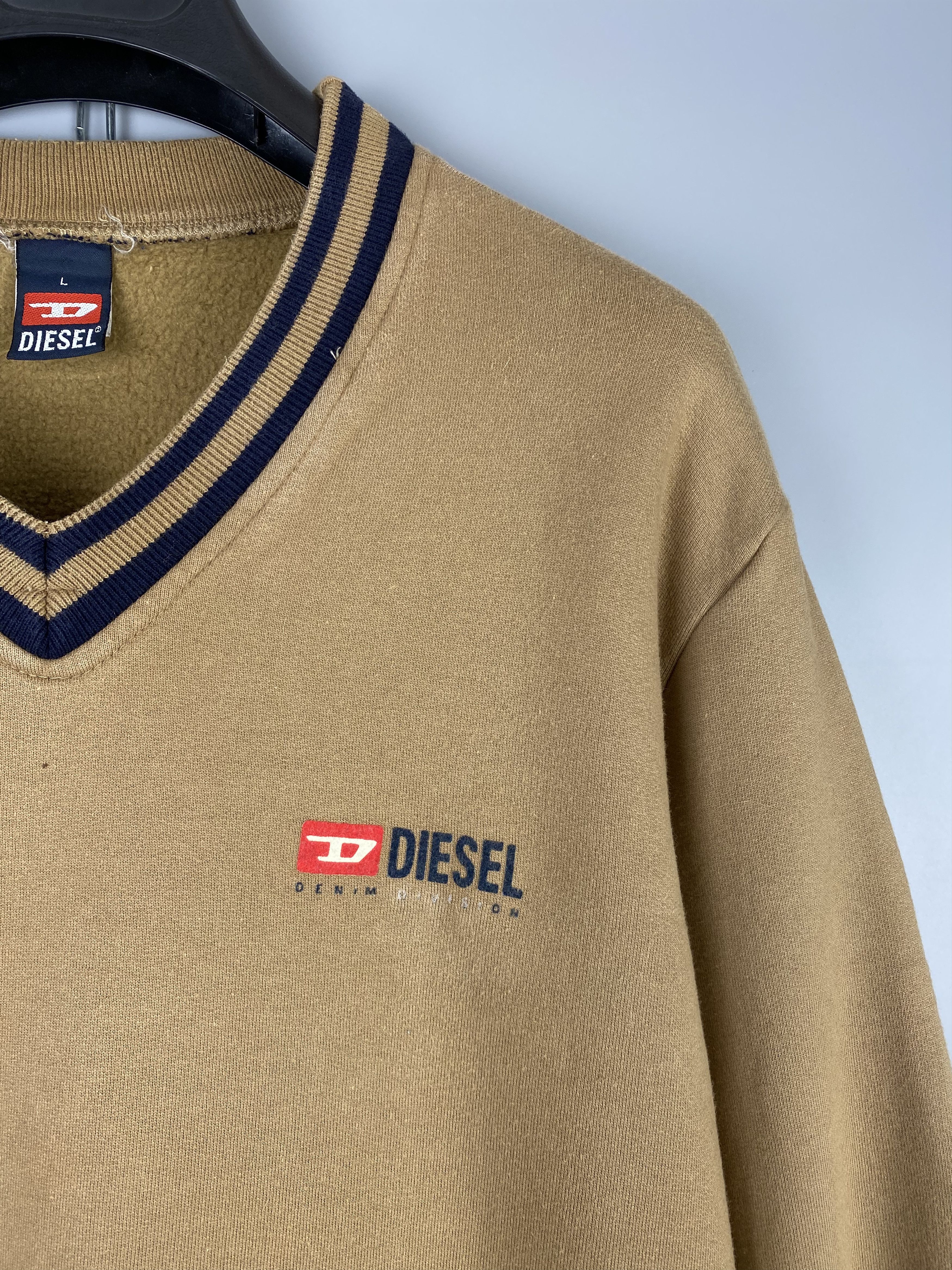 Diesel × Vintage Vintage Diesel Sweatshirt Top Size US L / EU 52-54 / 3 - 3 Thumbnail