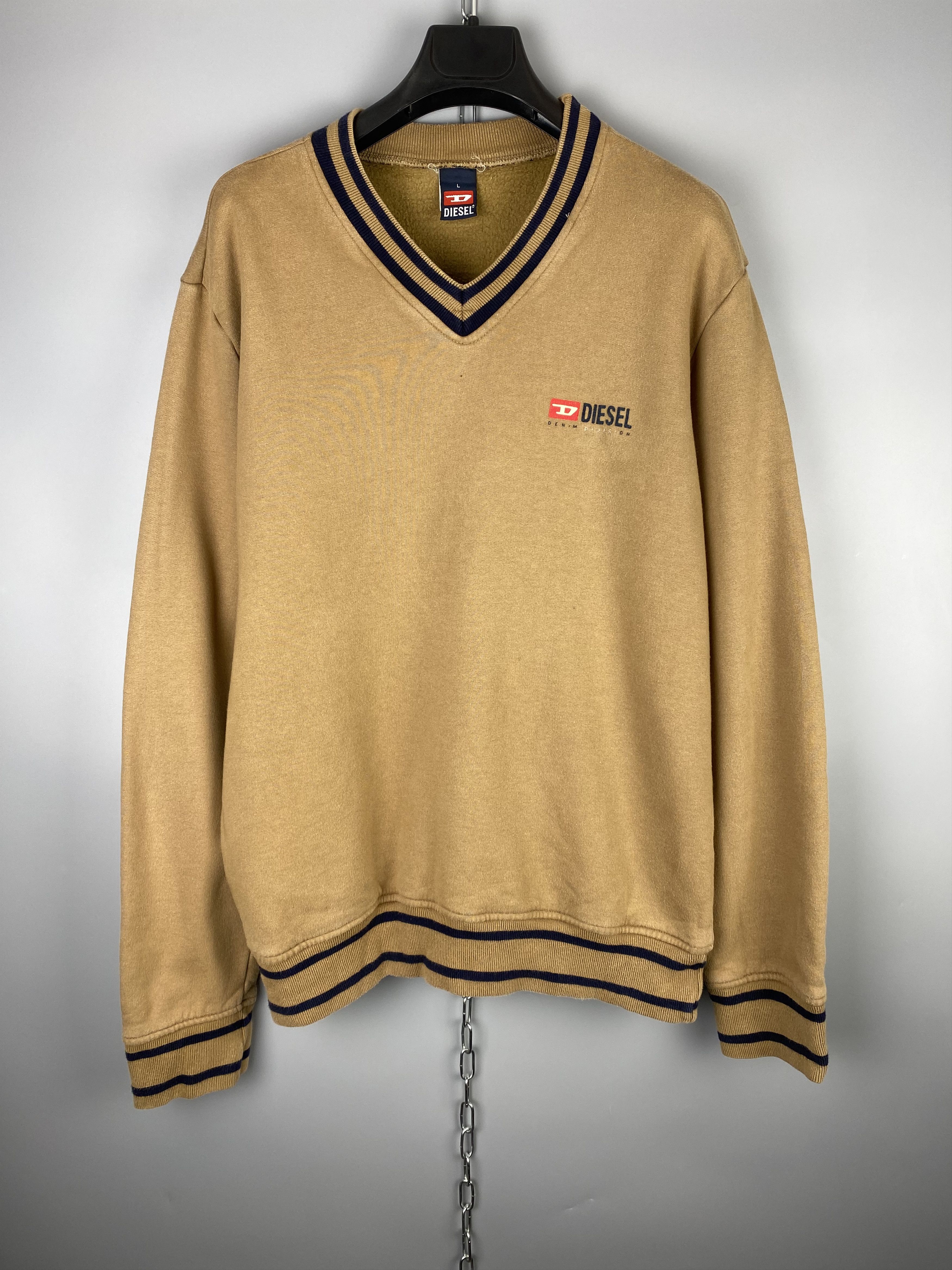 Diesel × Vintage Vintage Diesel Sweatshirt Top Size US L / EU 52-54 / 3 - 1 Thumbnail