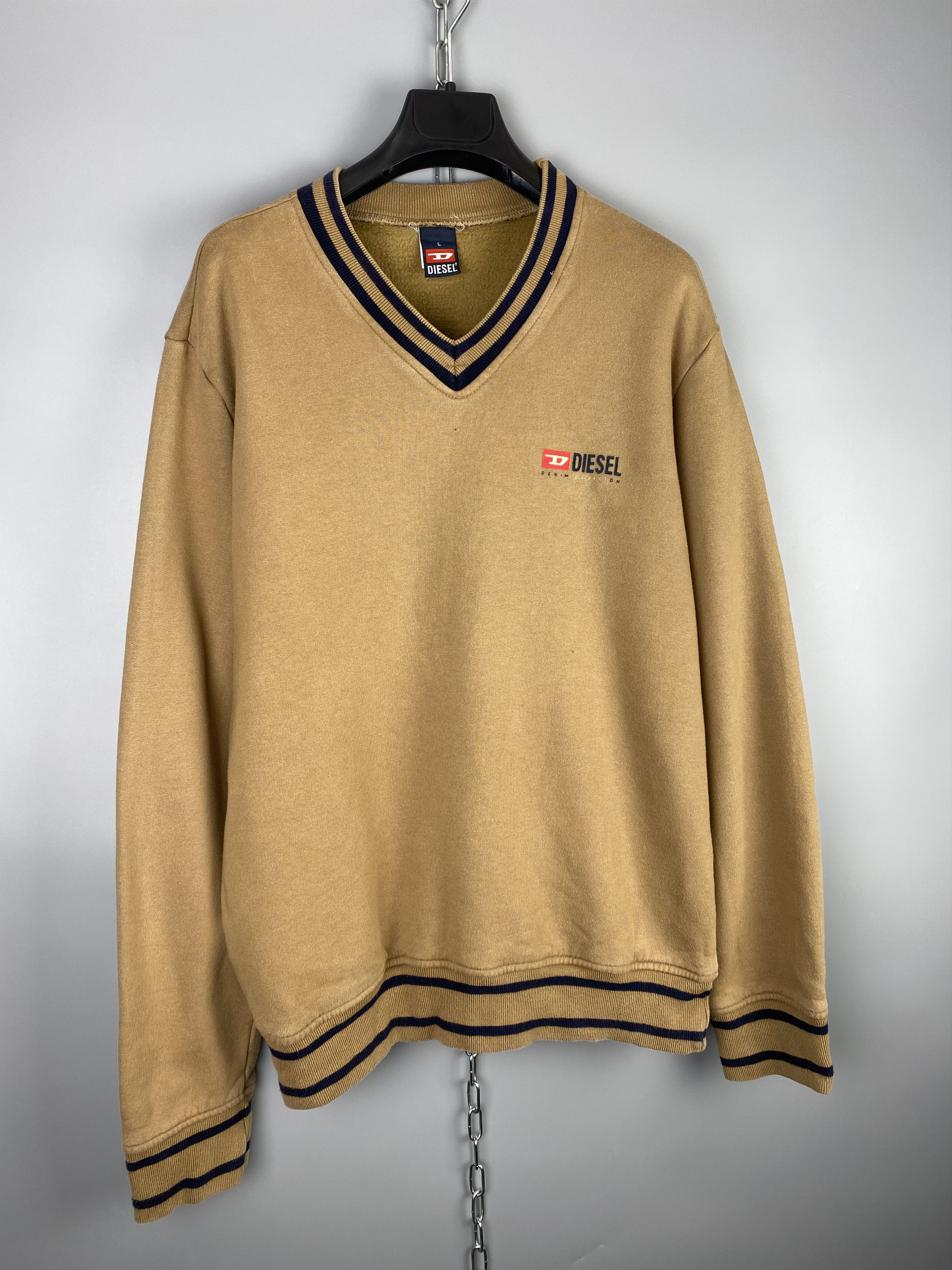 Diesel × Vintage Vintage Diesel Sweatshirt Top Size US L / EU 52-54 / 3 - 2 Thumbnail
