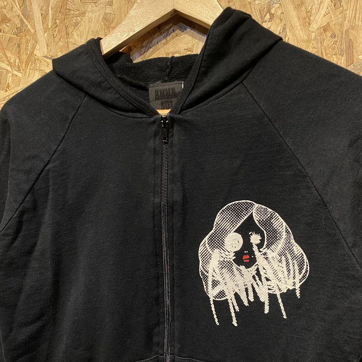 Anna Sui Anna Sui Big Logo Hoodie Made In USA Size US XS / EU 42 / 0 - 4 Thumbnail